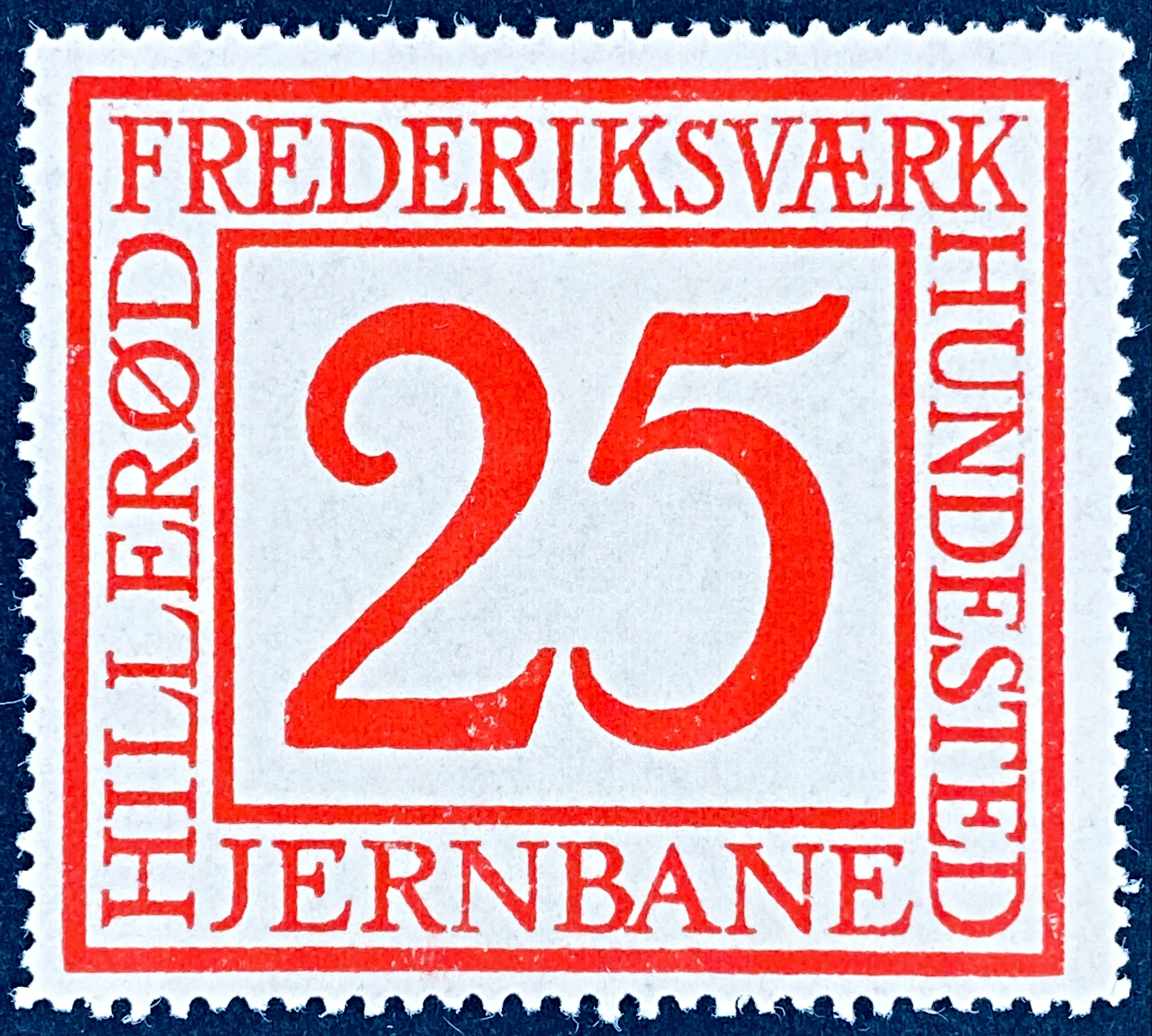 HFHJ 14 - 25 Øre - Rød.