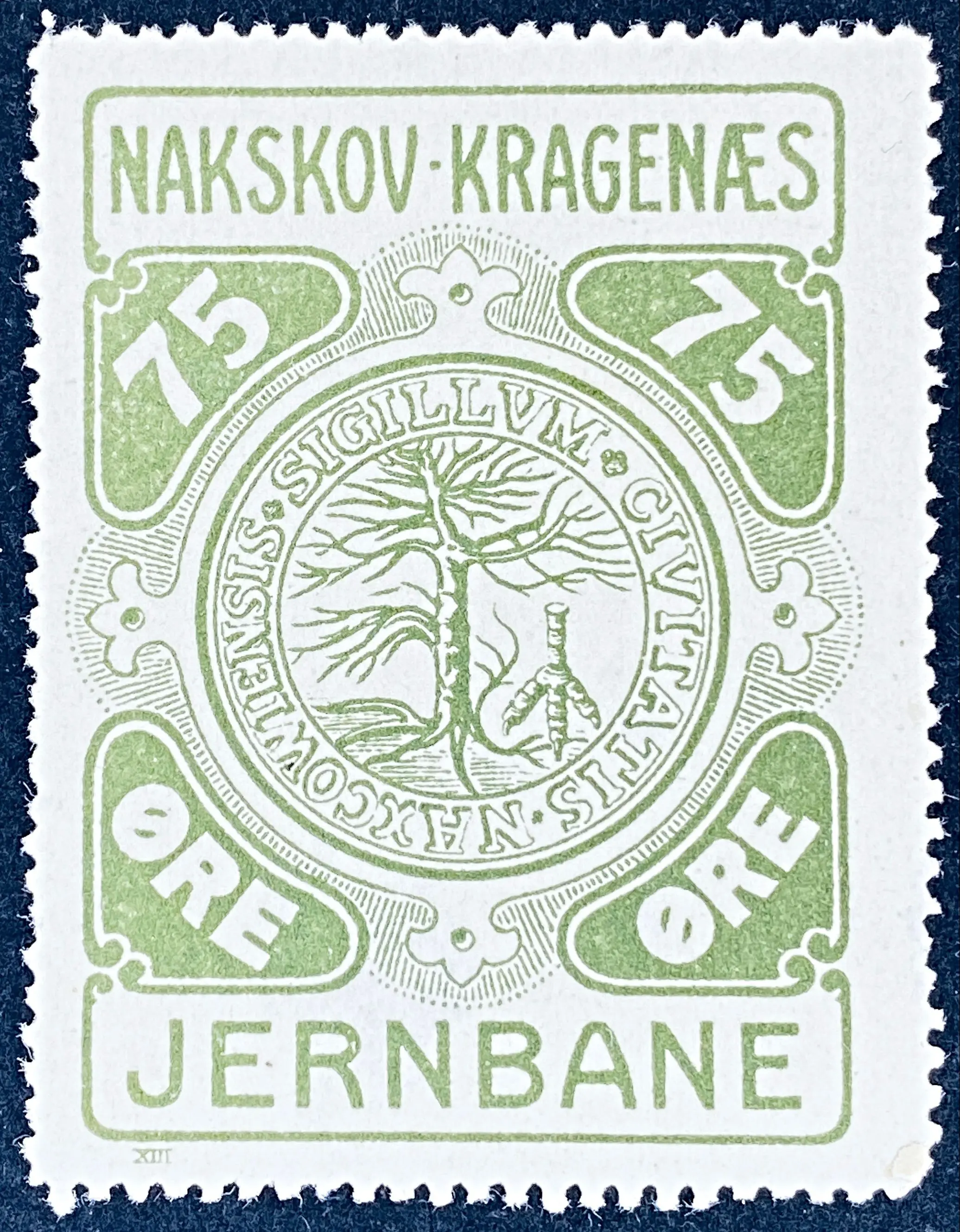 NKJ 17 - 75 Øre - Grøn.