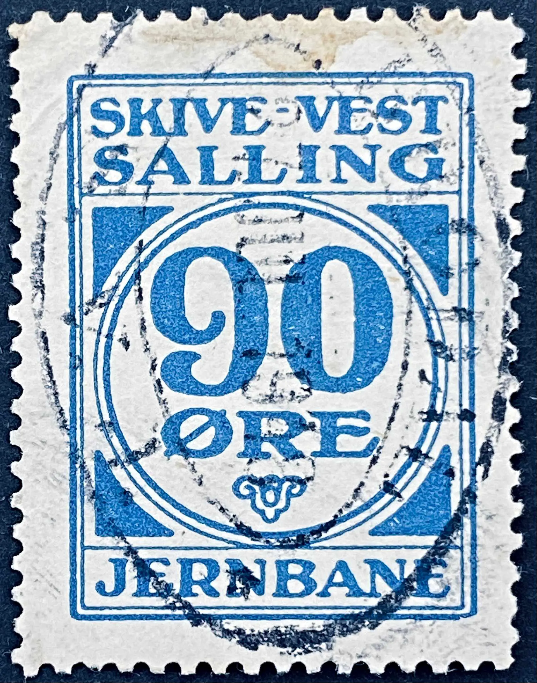 SVJ 7 - 90 Øre - Blå.