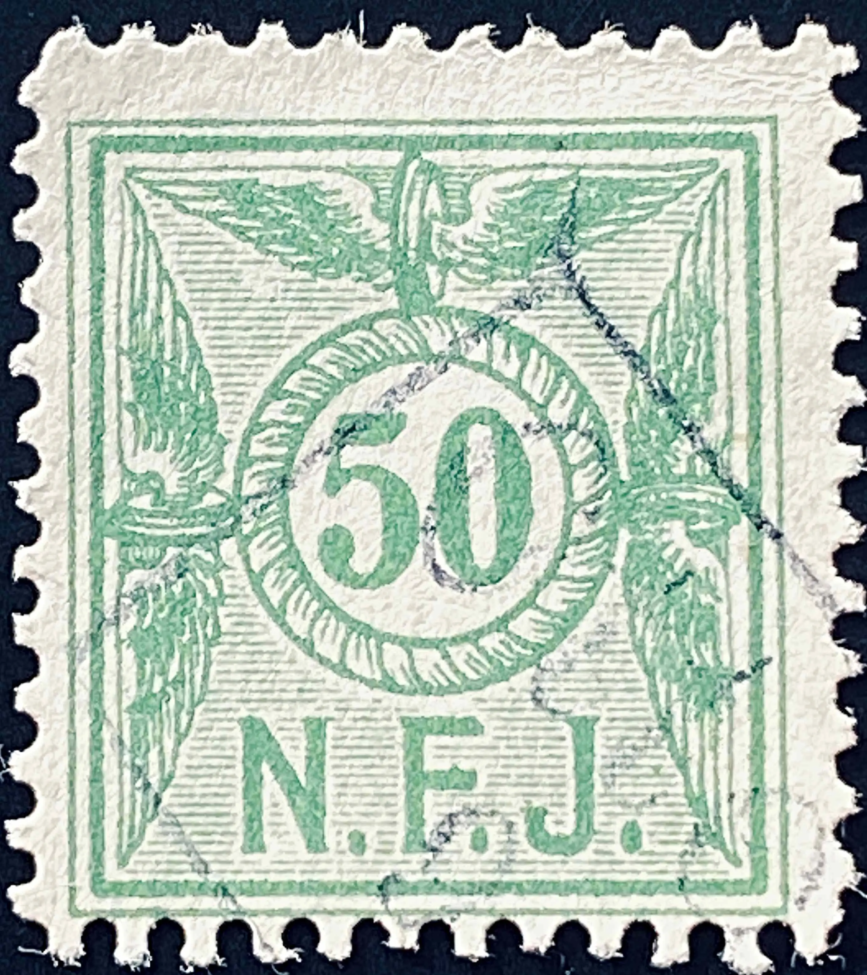 NFJ F5 - 50 Øre - Grøn.