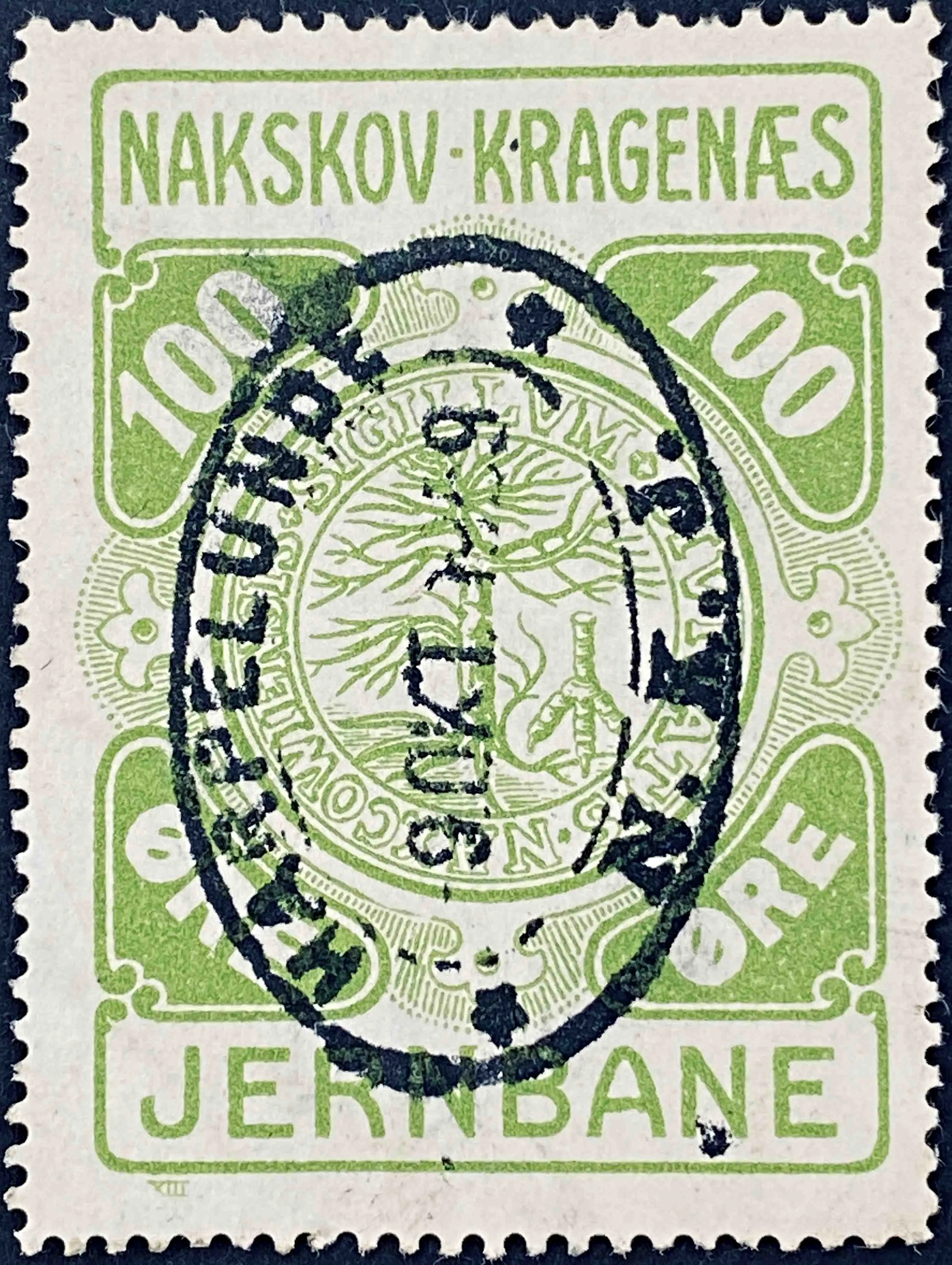 NKJ 25 - 100 Øre - Grøn.