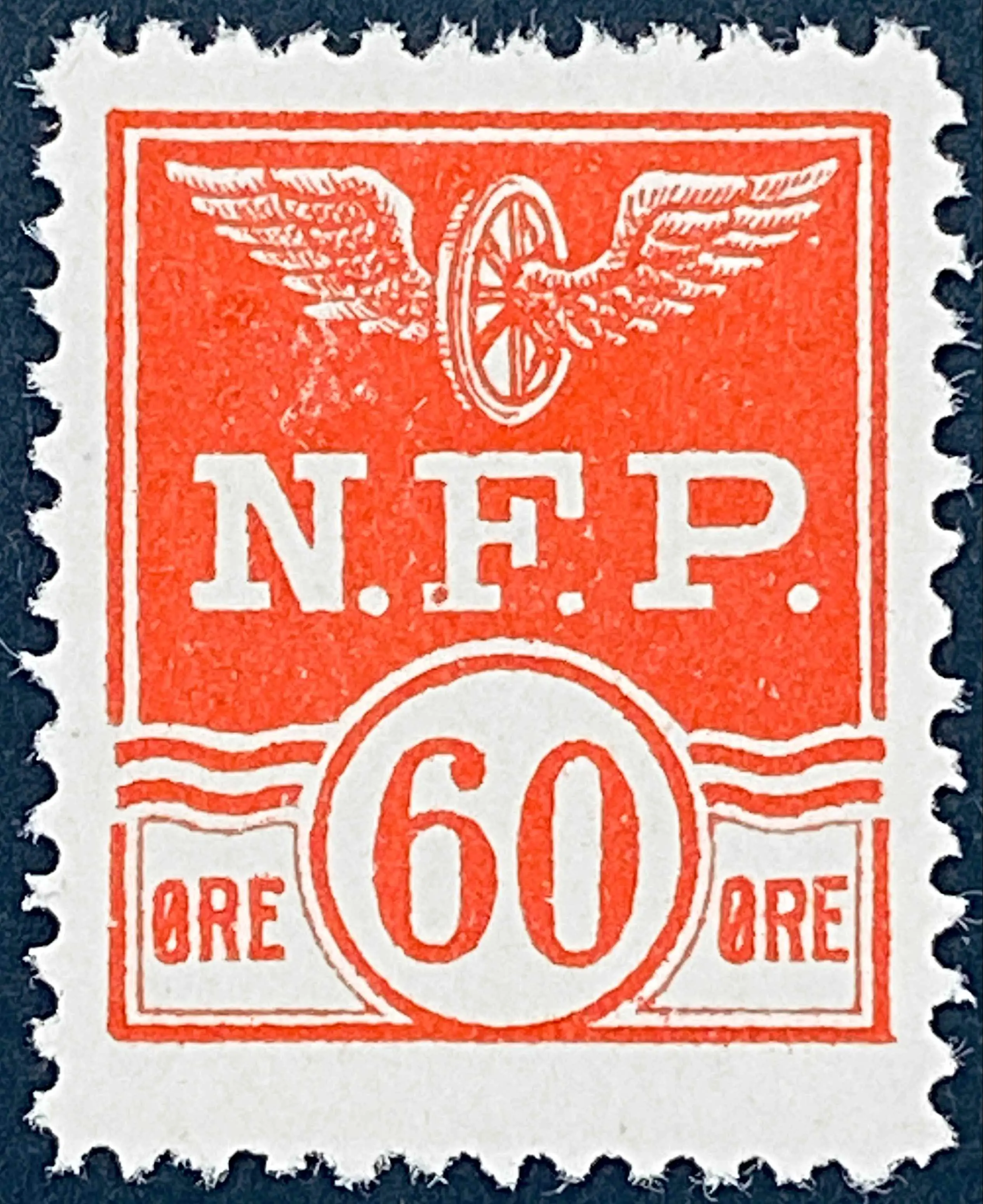 NFP F6 - 40 Øre - Blå.
