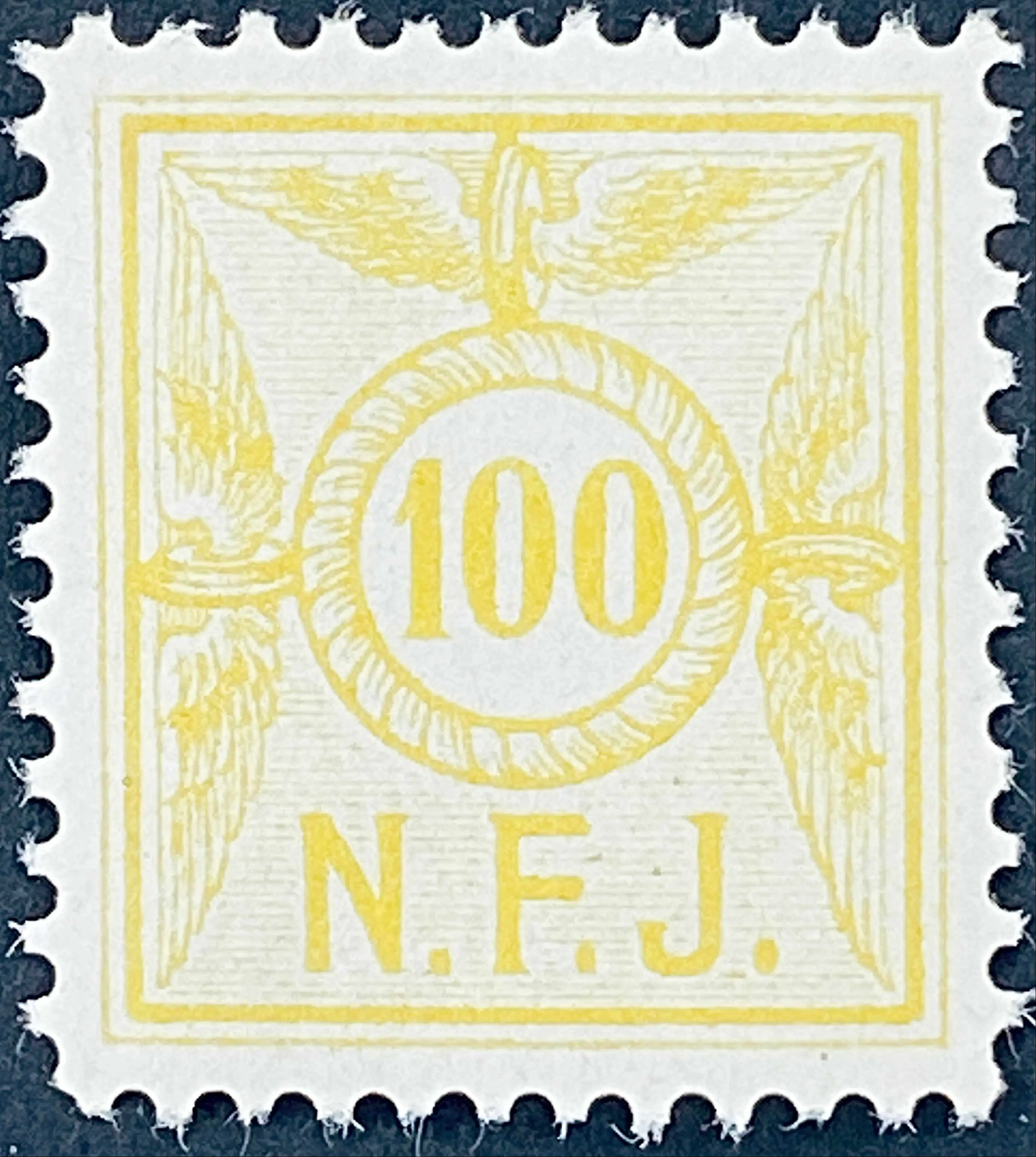 NFJ F8 - 100 Øre - Gul.