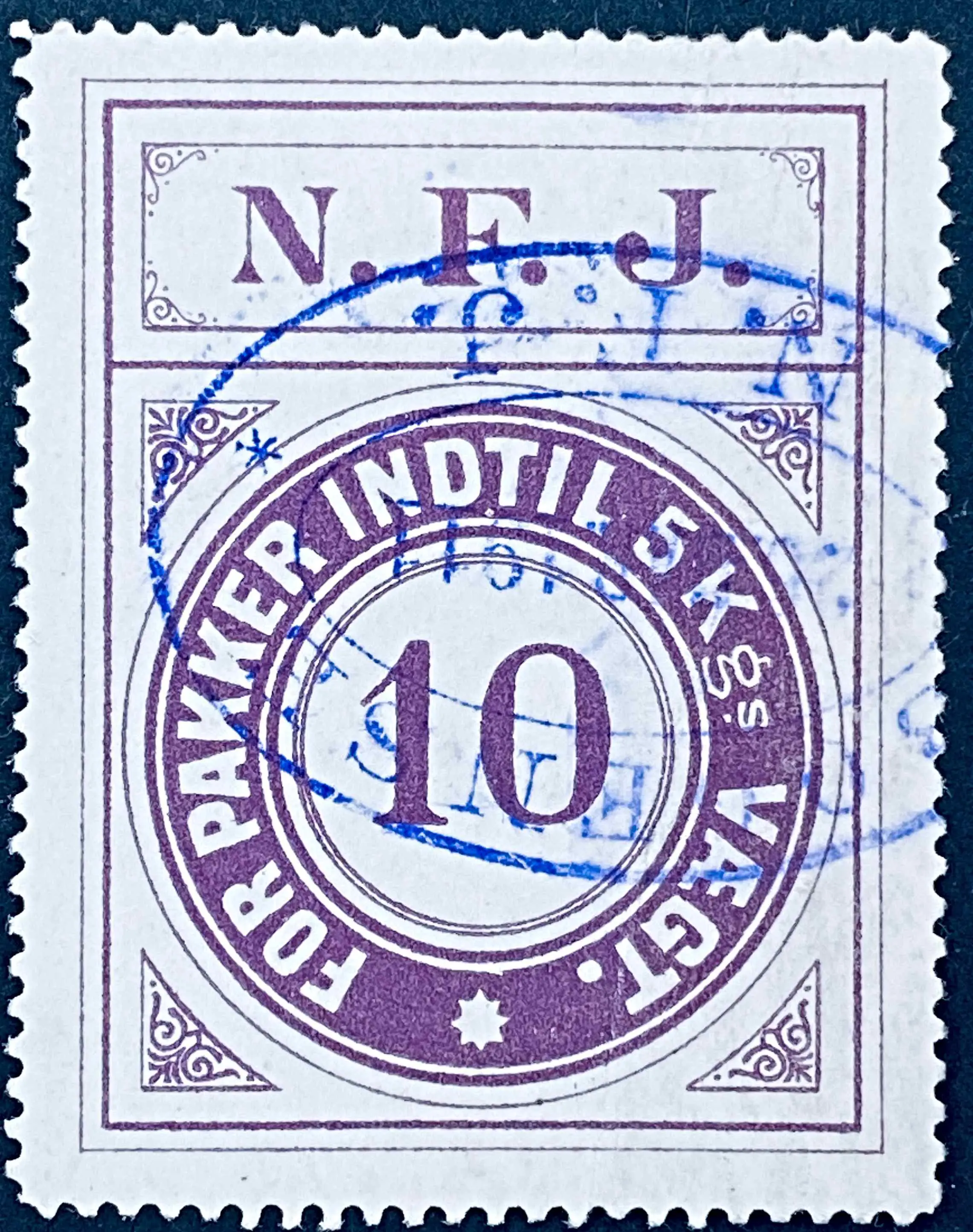 NFJ 5 - 10 Øre - Violet.
