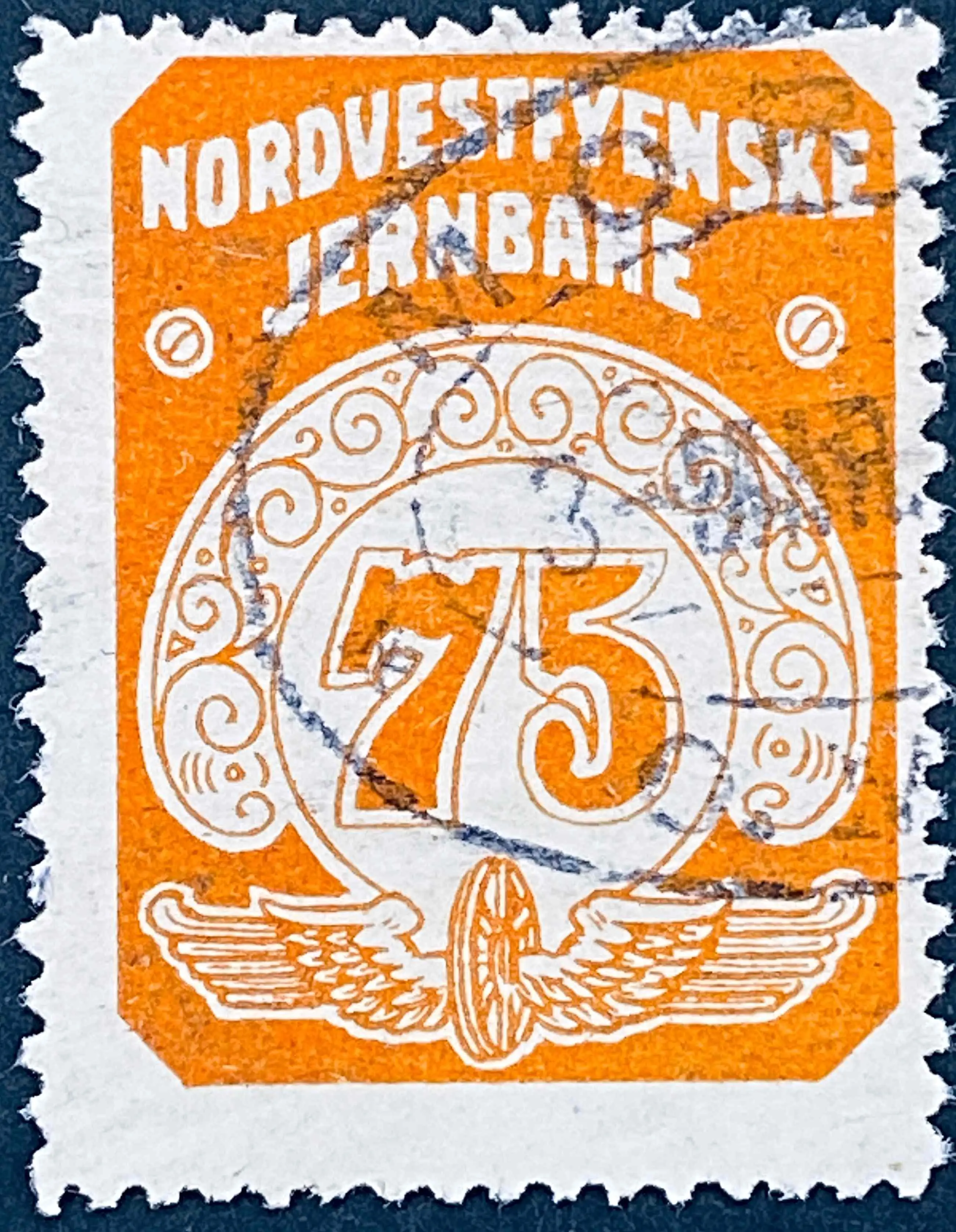OMB 20 - 75 Øre - Orange.