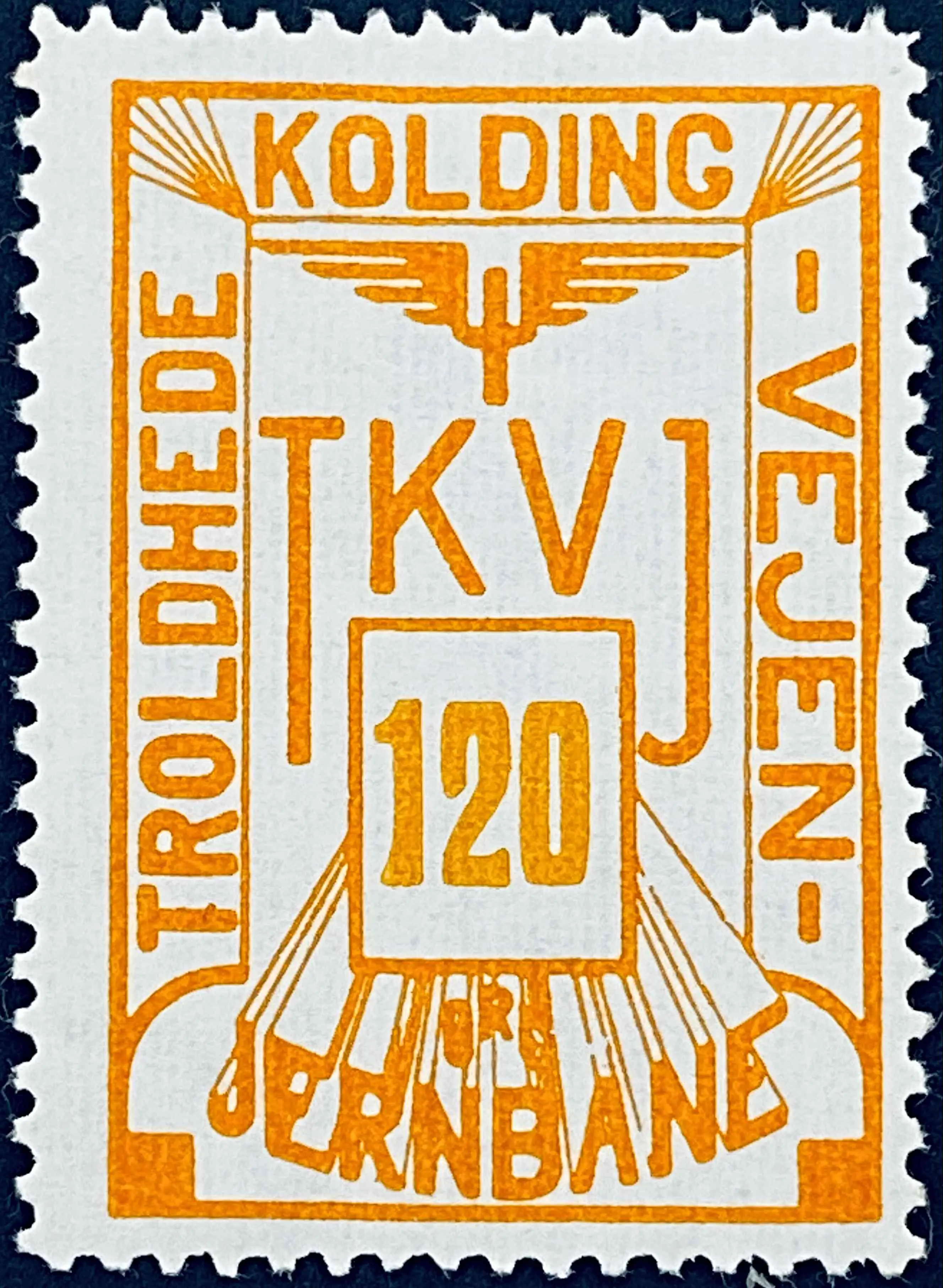 TKVJ 74 - 120 Øre - Orange.