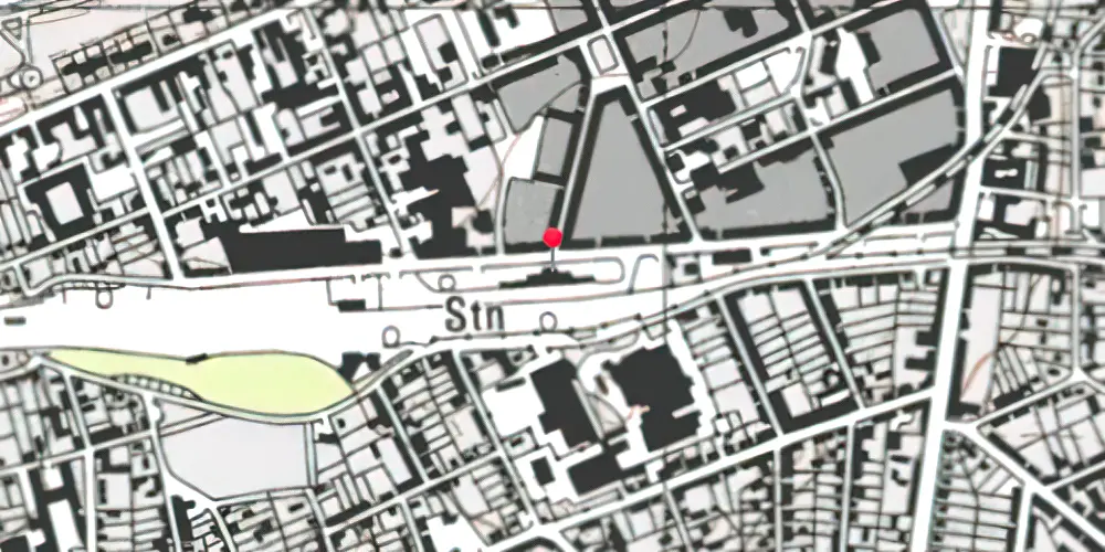 Historisk kort over Silkeborg Station