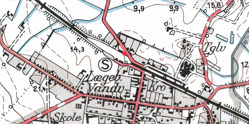 Historisk kort over Stoholm Station