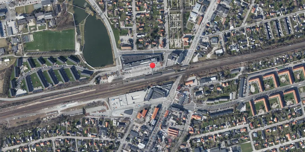 Historisk kort over Taastrup S-togstrinbræt
