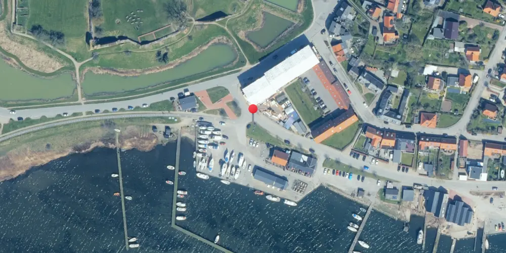 Historisk kort over Vordingborg Slot Station