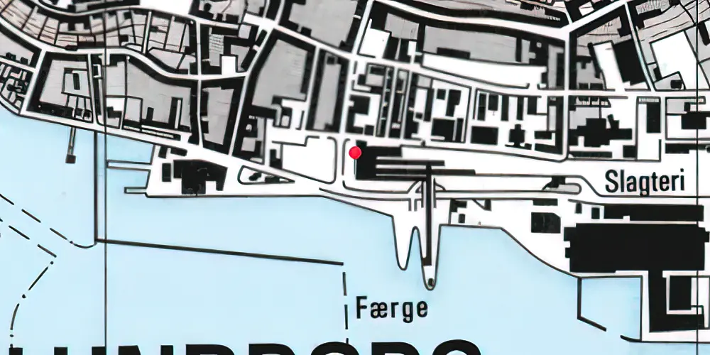 Historisk kort over Kalundborg Station [1874-1960]