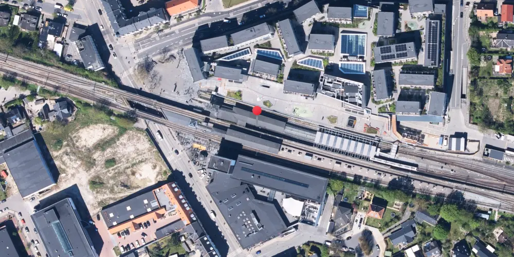 Historisk kort over Vanløse Metrostation