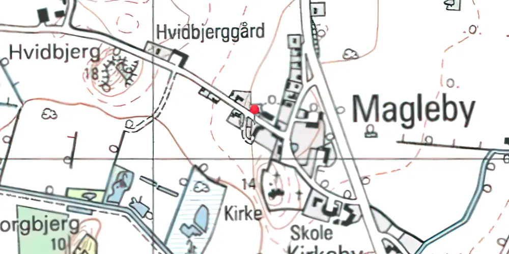 Historisk kort over Broløkke Trinbræt