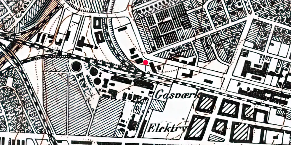 Historisk kort over Flintholm Station [1929-2004]
