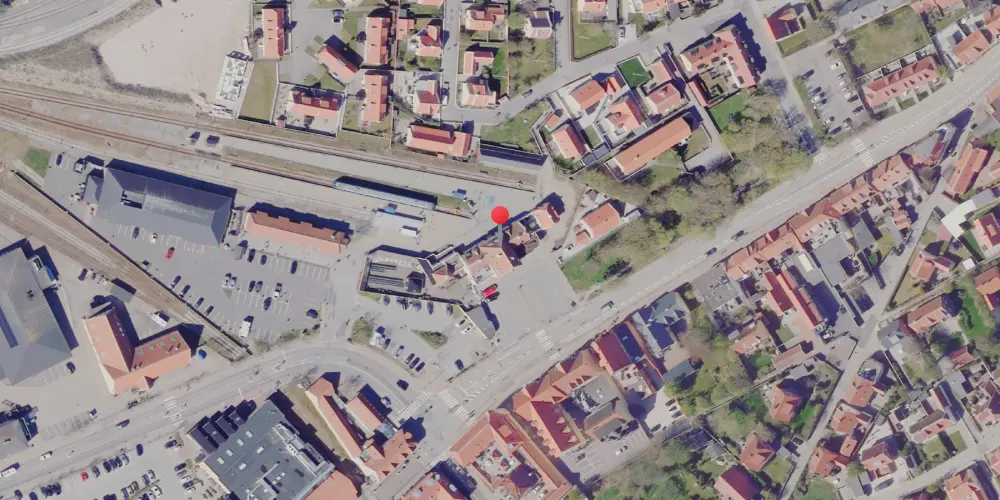 Historisk kort over Skagen Station
