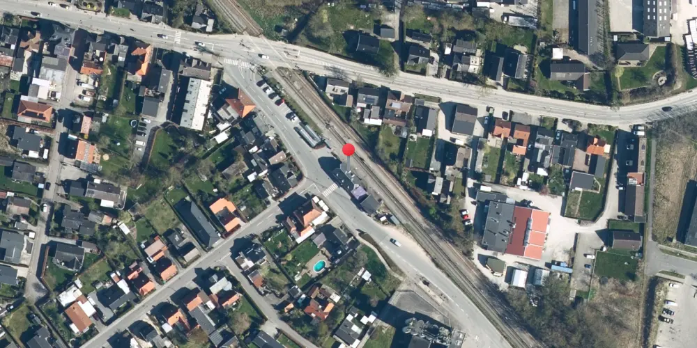 Historisk kort over Lille Skensved Station
