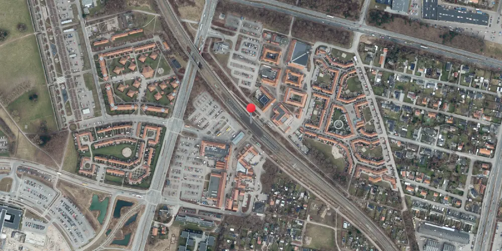 Historisk kort over Ølby S-togstrinbræt