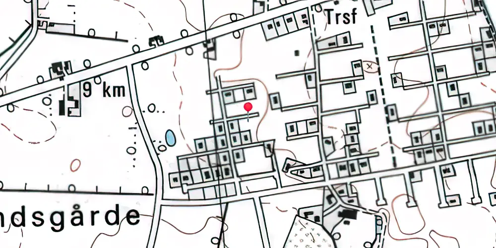Historisk kort over Vemmedrup Trinbræt