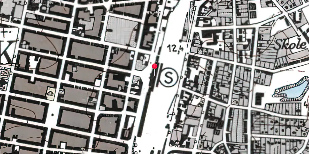 Historisk kort over Esbjerg Station