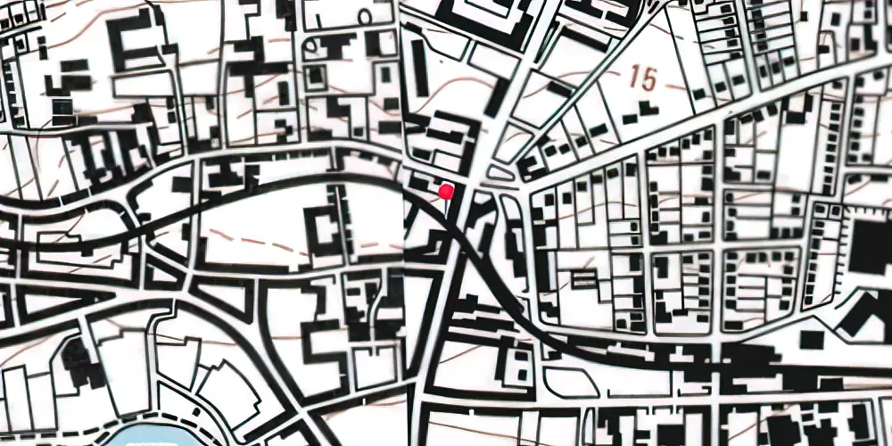 Historisk kort over Haderslev By Station