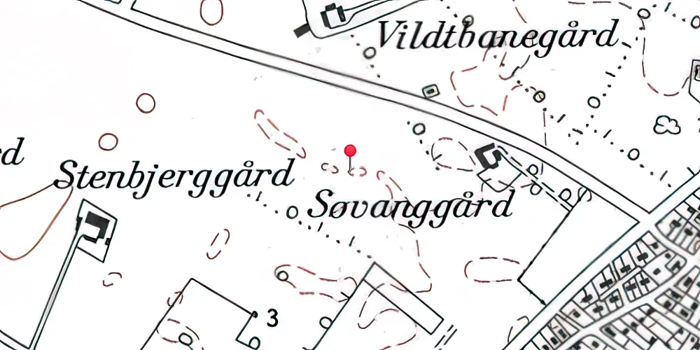 Historisk kort over Ishøj S-togsstation