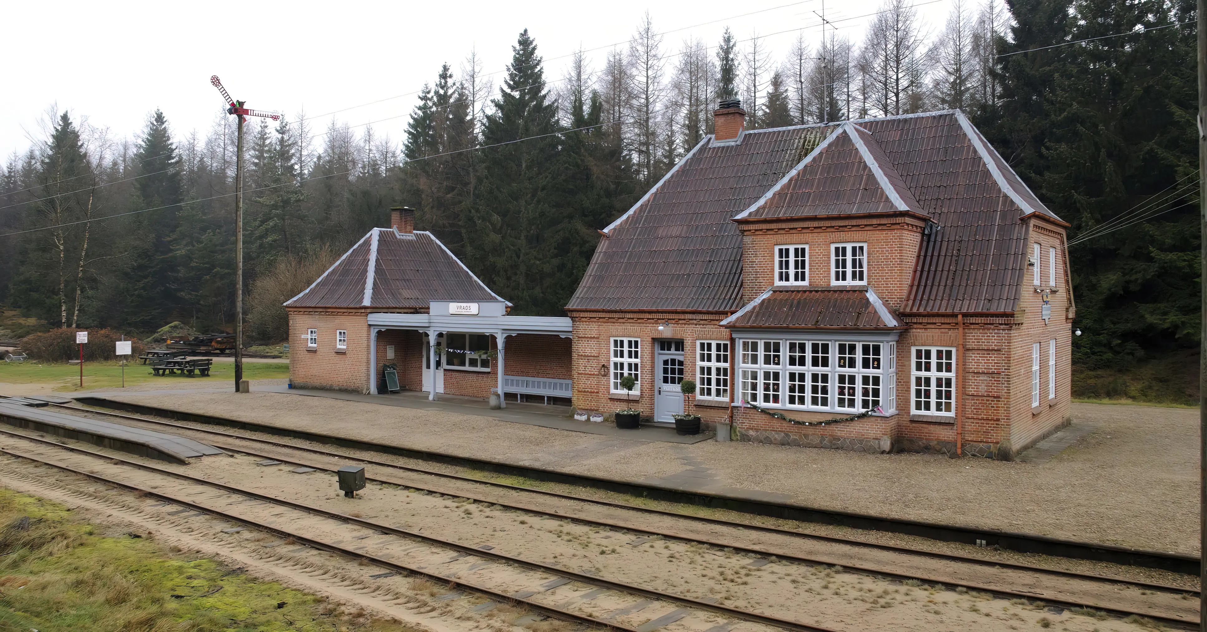 Billede af Vrads Station.