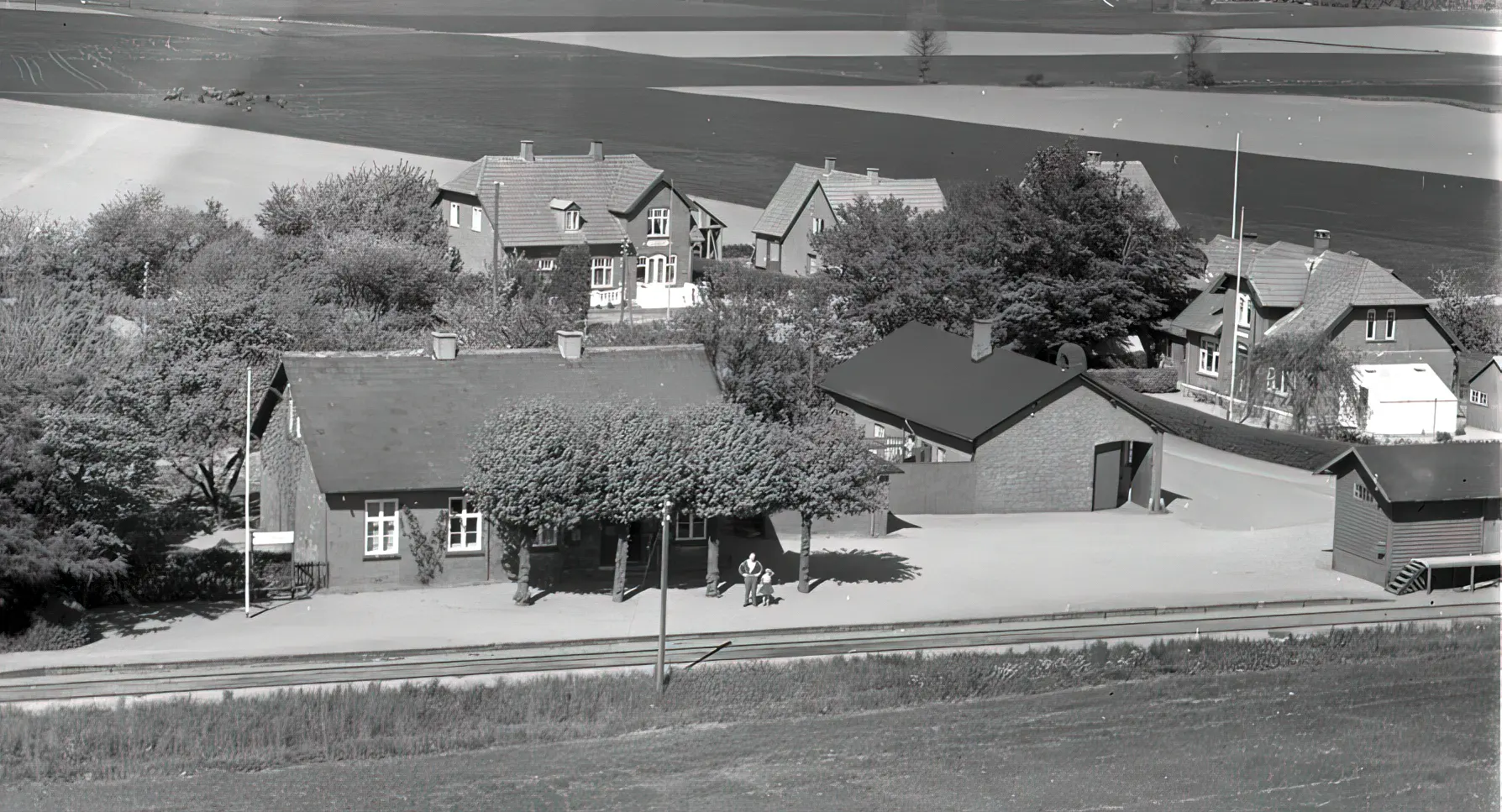 Billede af Guldbjerg Station.