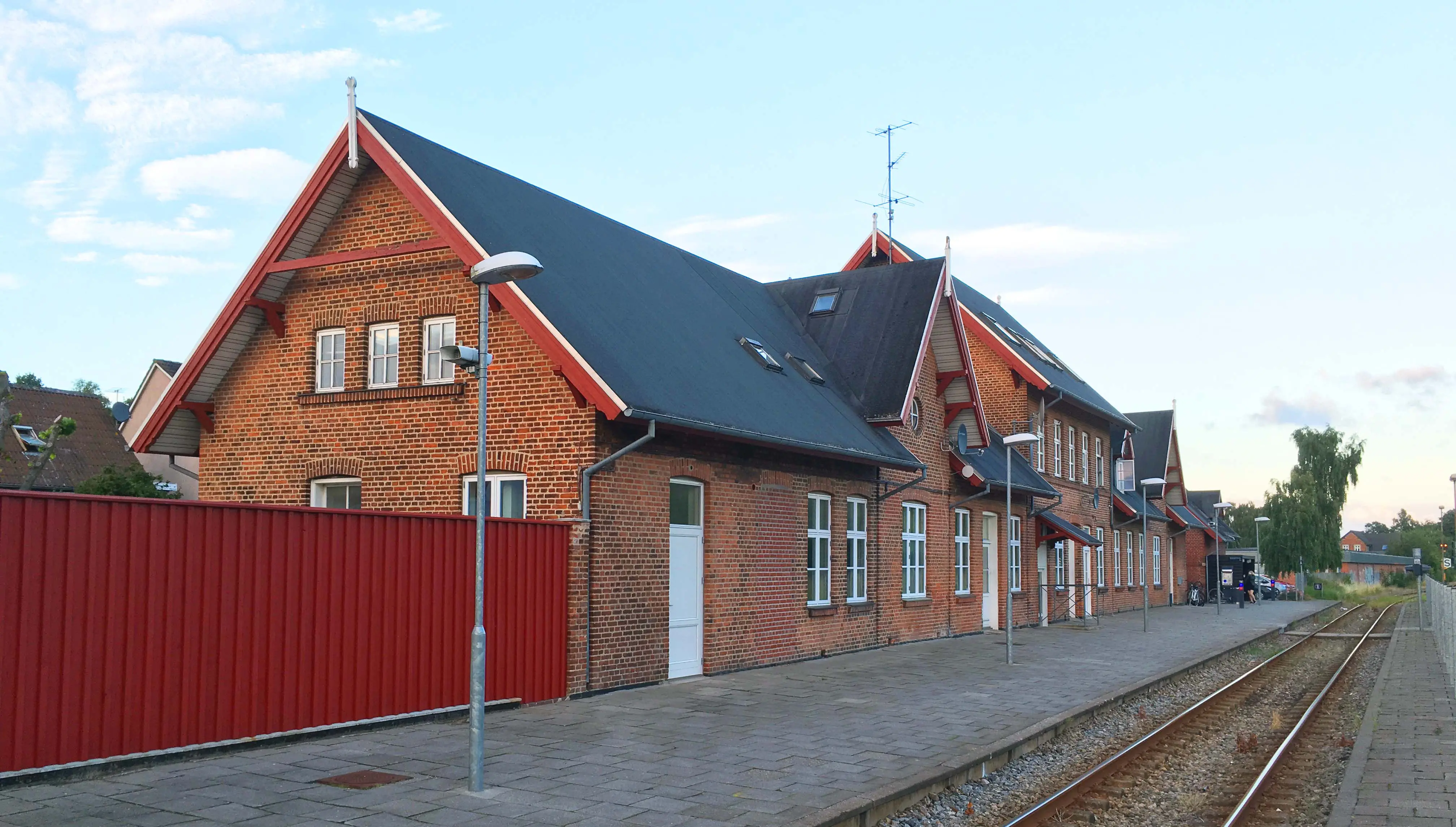 Billede af Ryomgård Station.