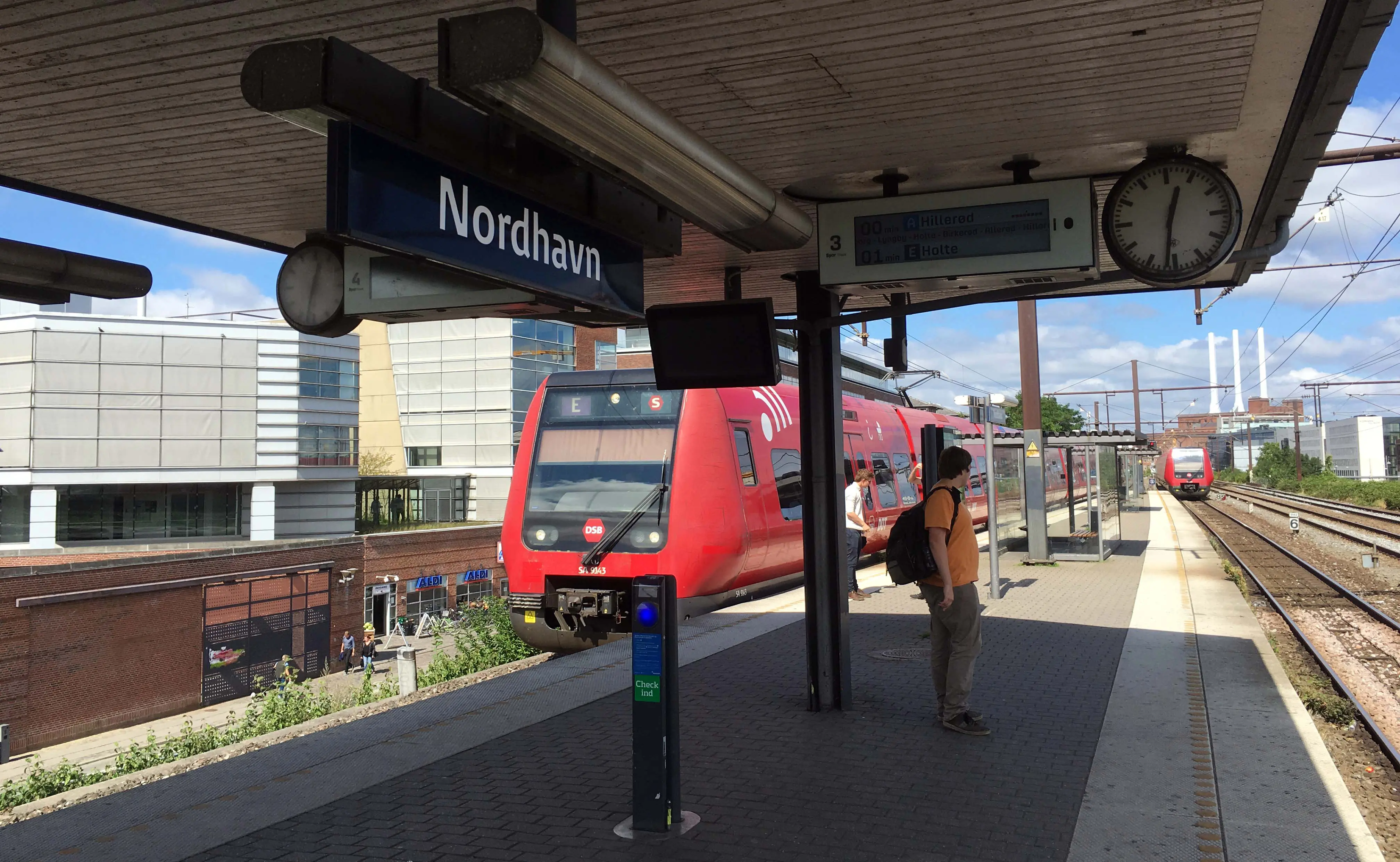 Billede af Nordhavn S-togstrinbræt.