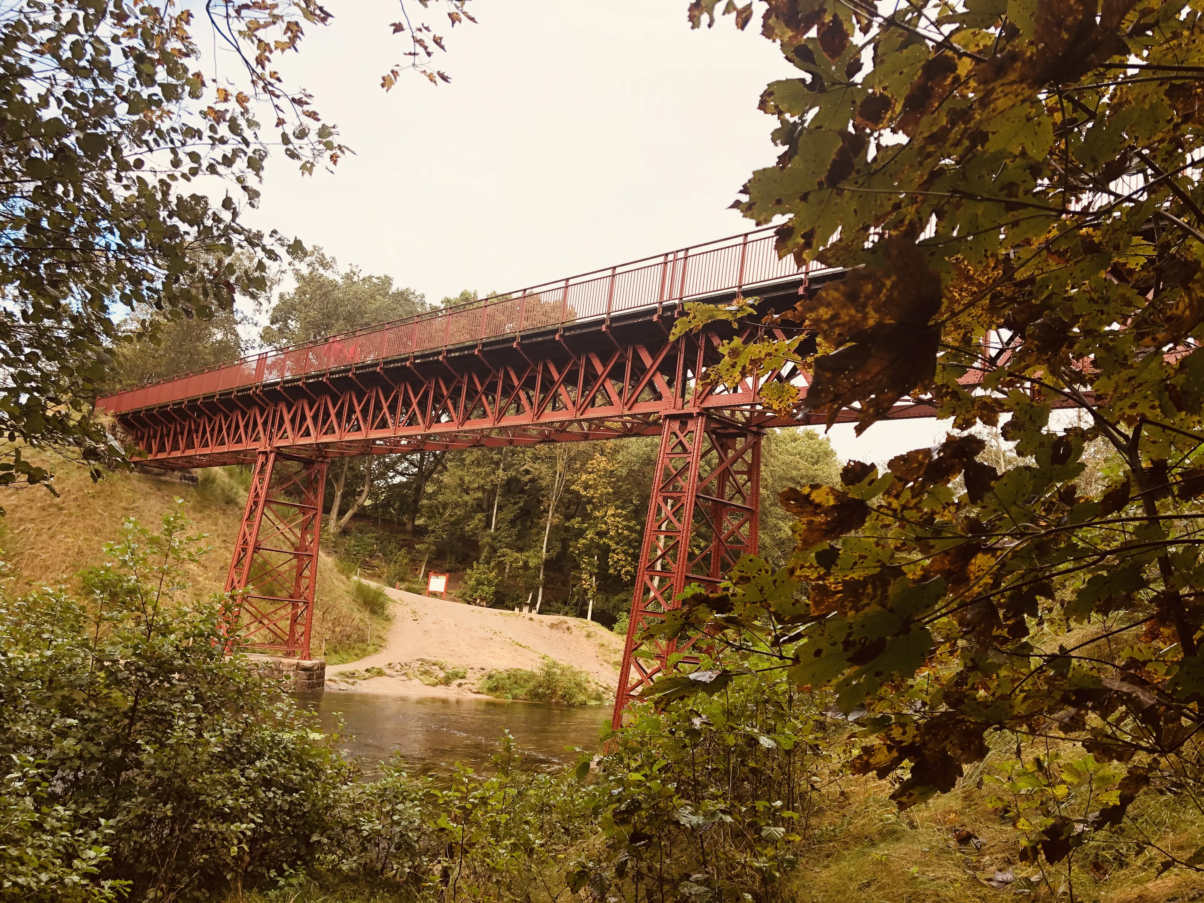 Billede af den Genfundne Bro ved Gammelstrup Station.
