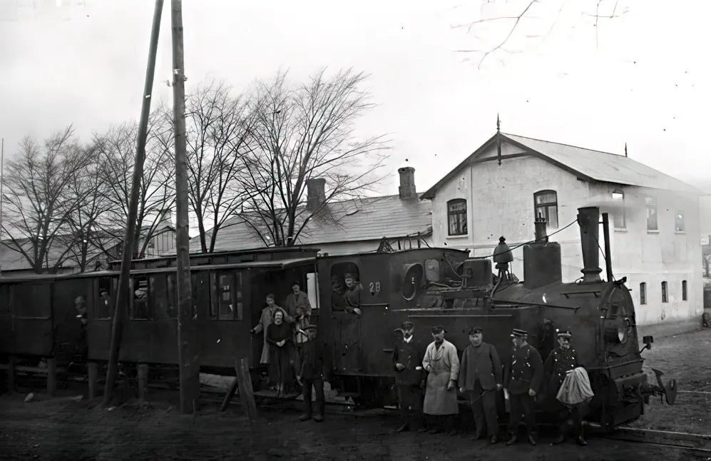 Billede af Hovslund Stationsby (Smalsporsbanen) Stationskro.