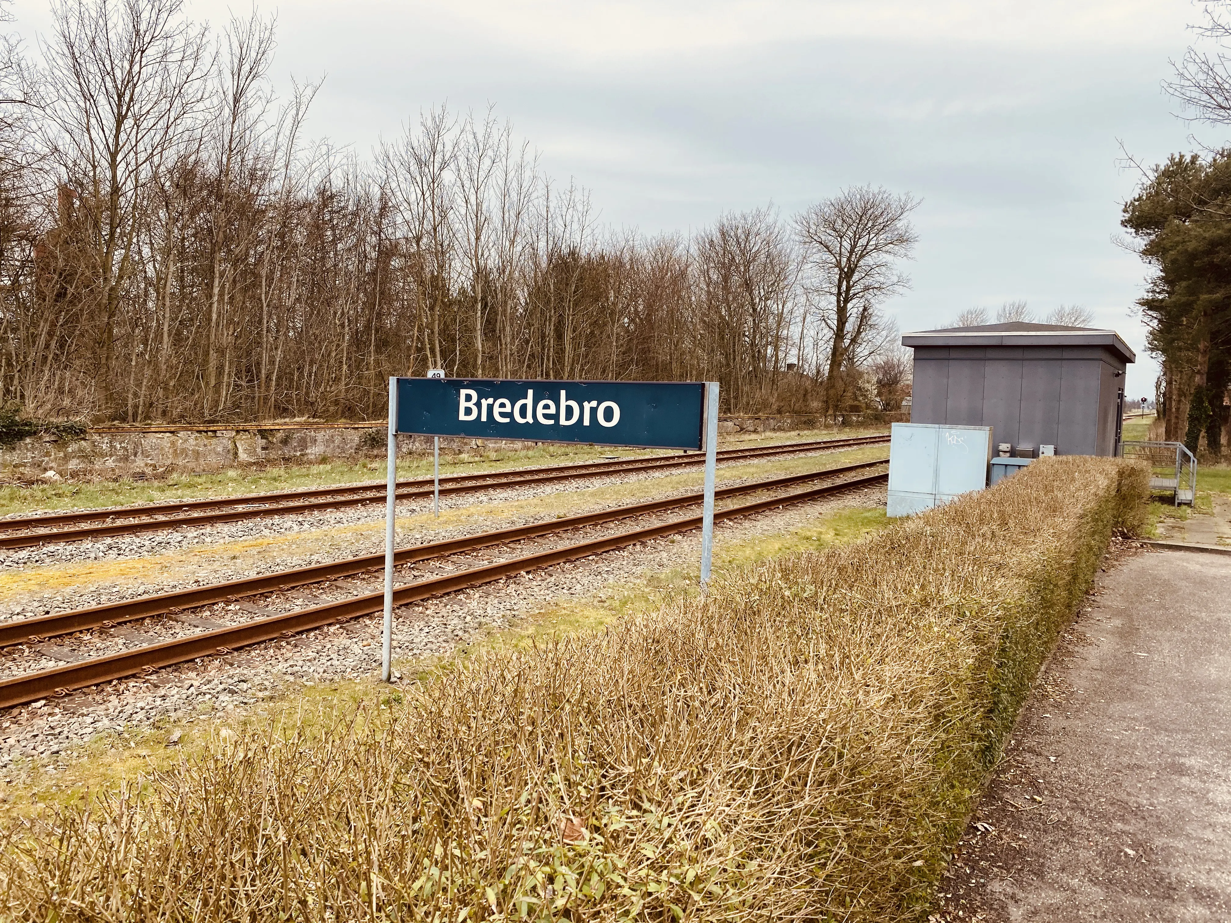 Billede af Bredebro Station.