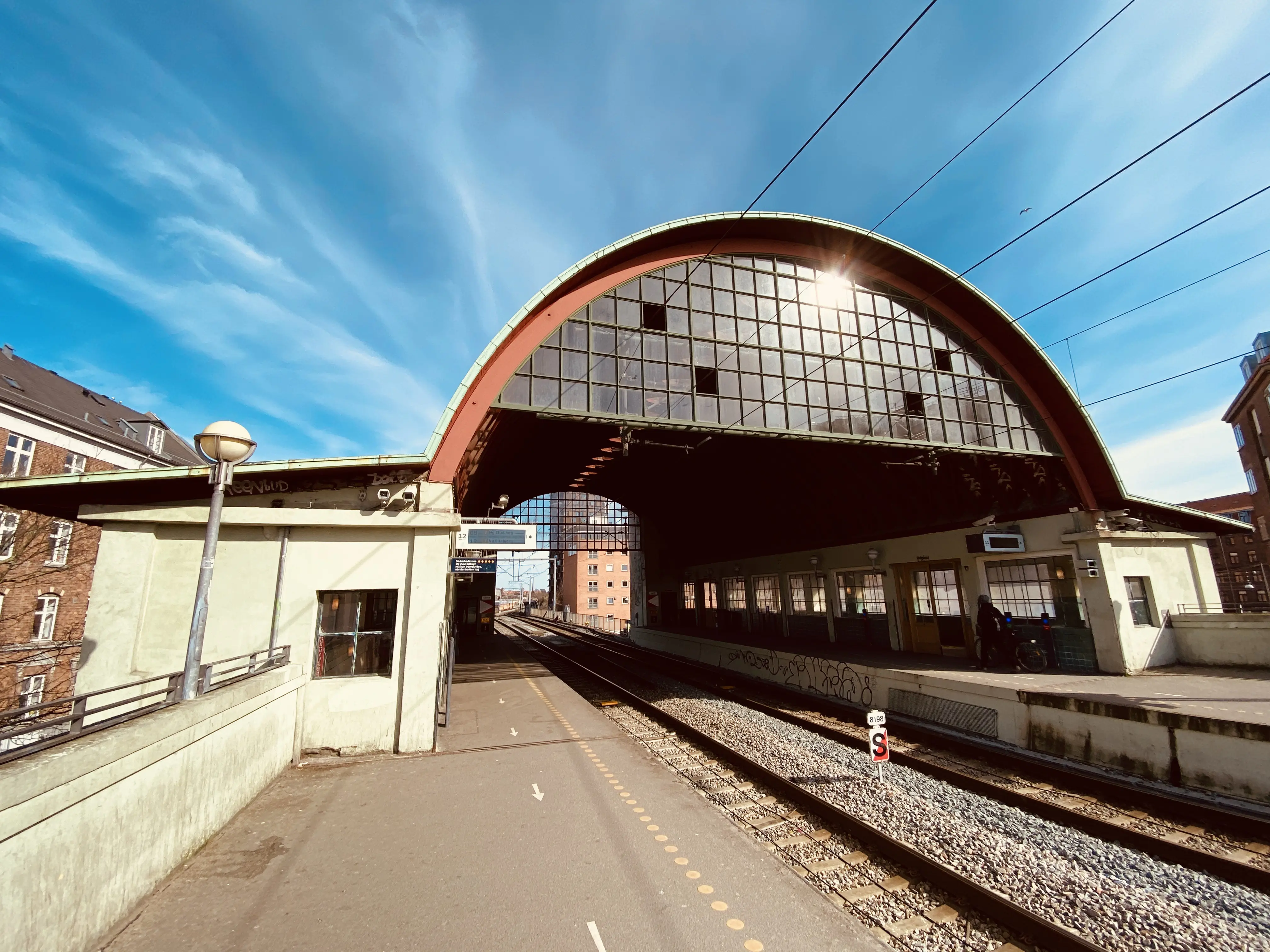 Billede af Nørrebro S-togsstation.