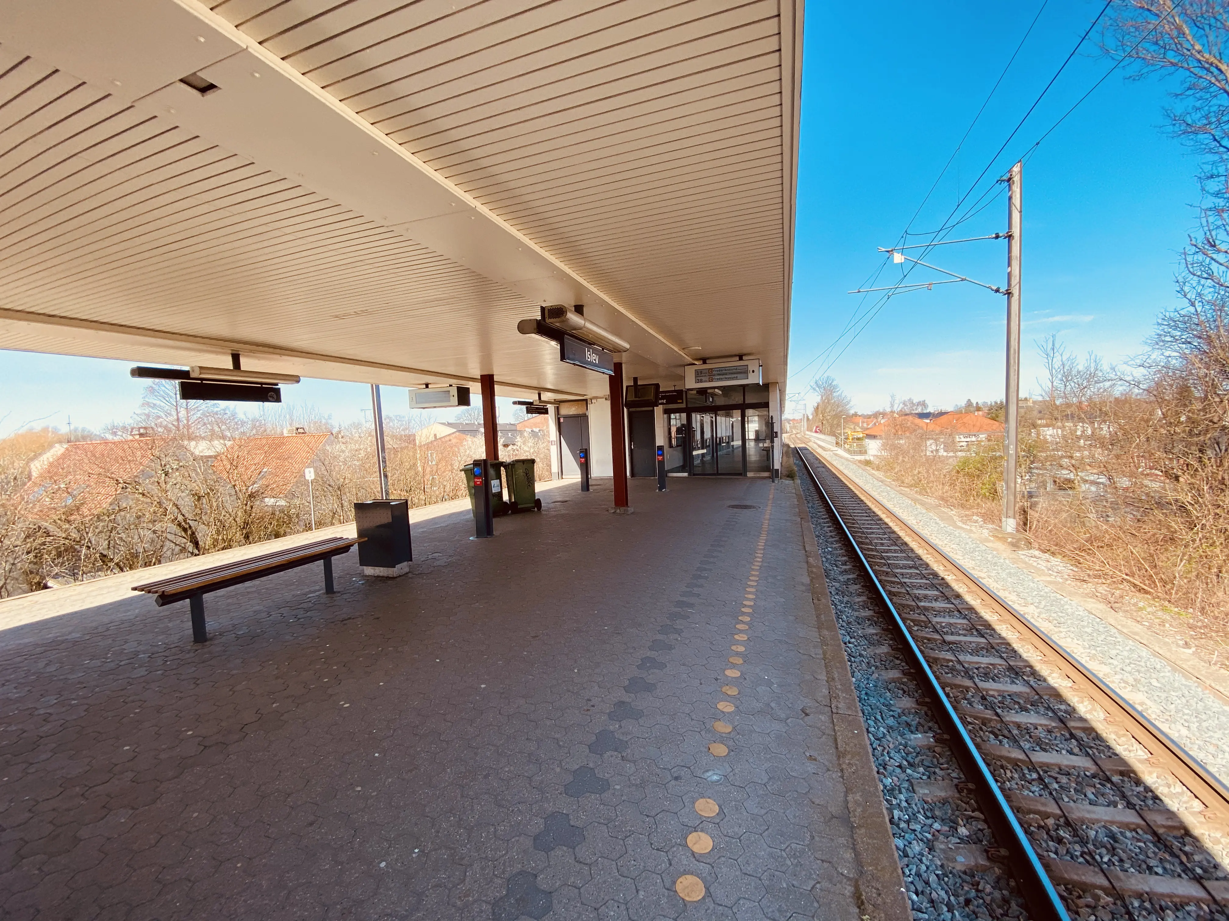 Billede af Islev S-togsstation.