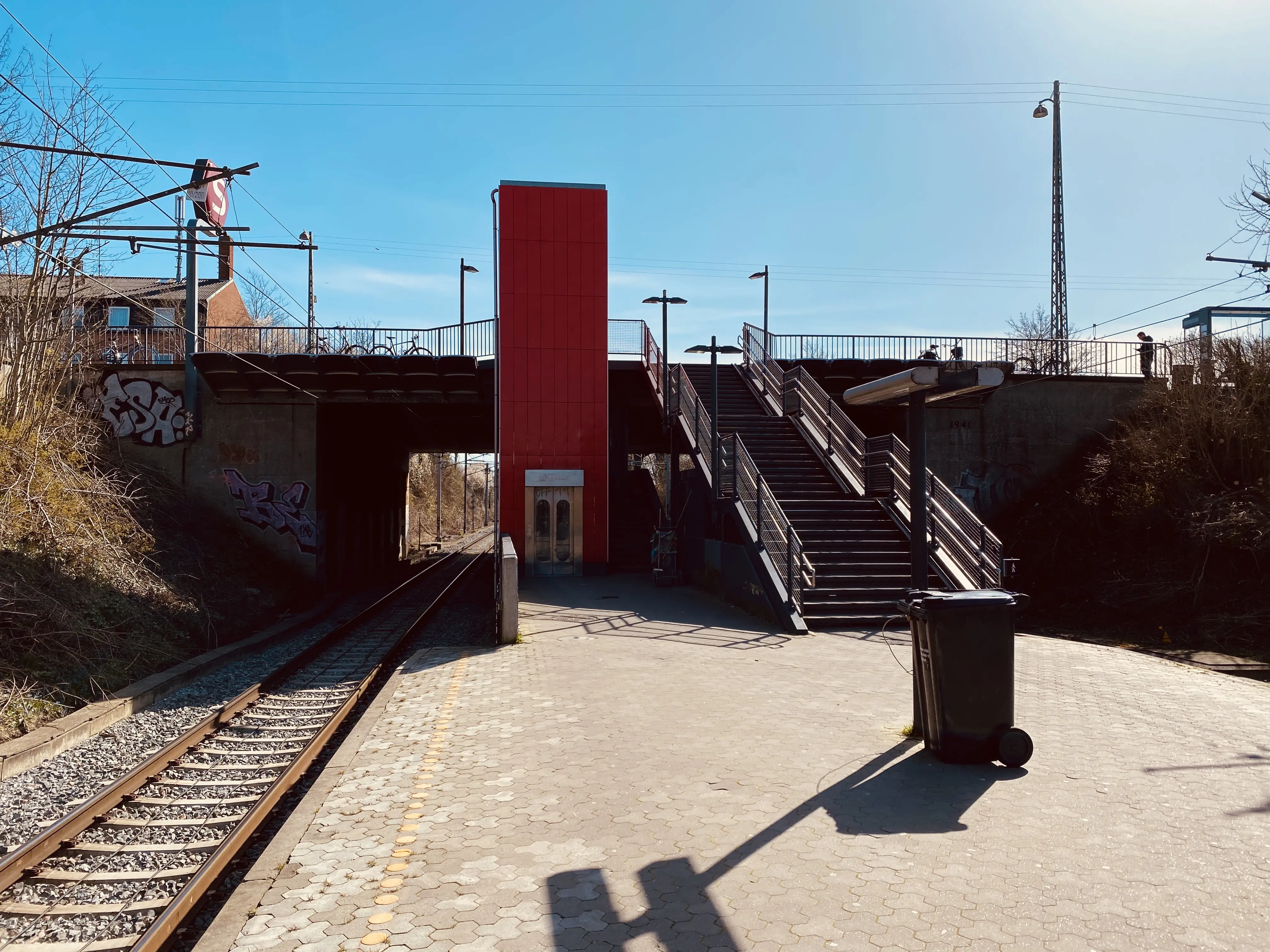 Billede af Husum S-togstrinbræt.