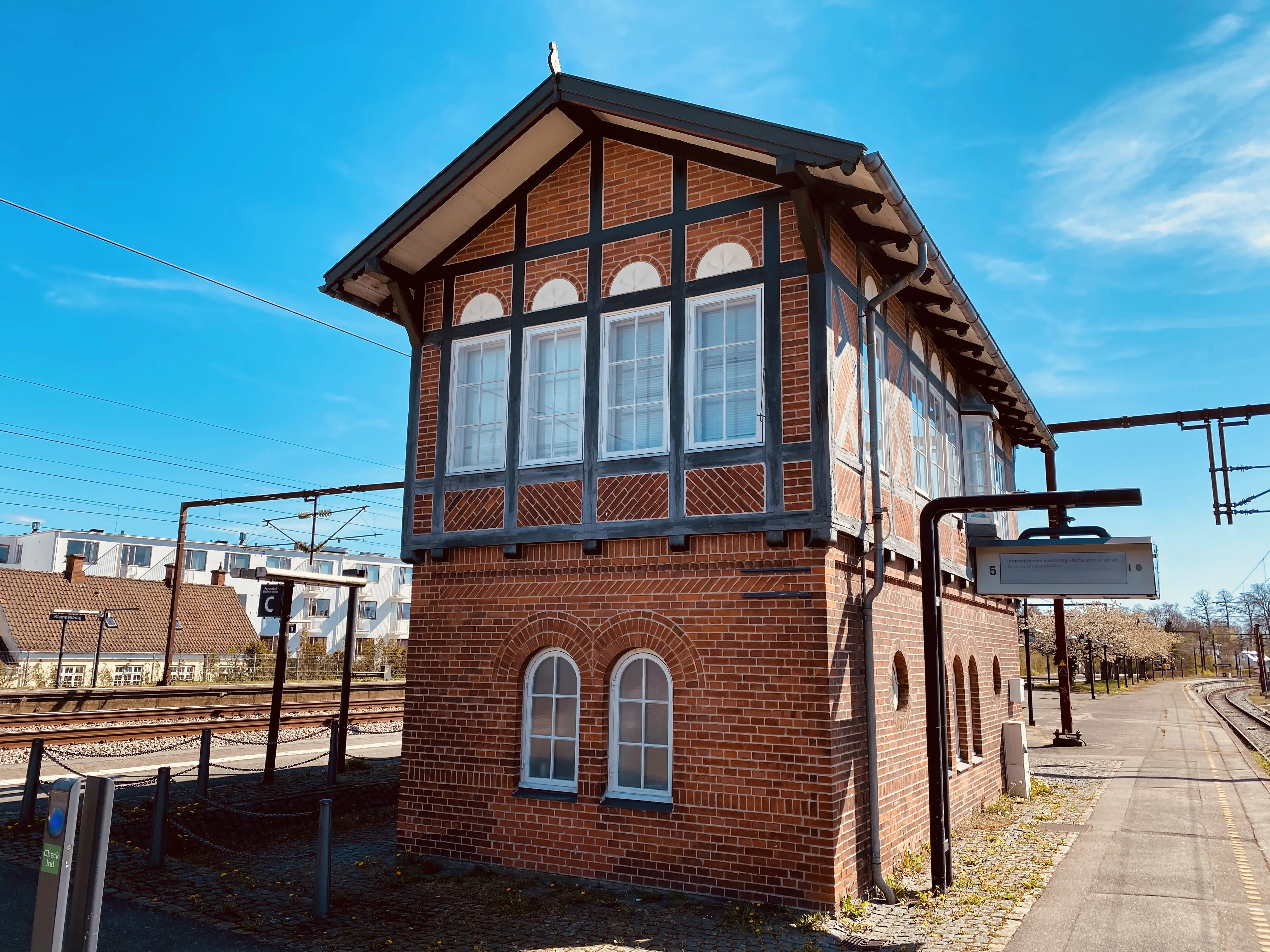 Billede af Klampenborg Station.
