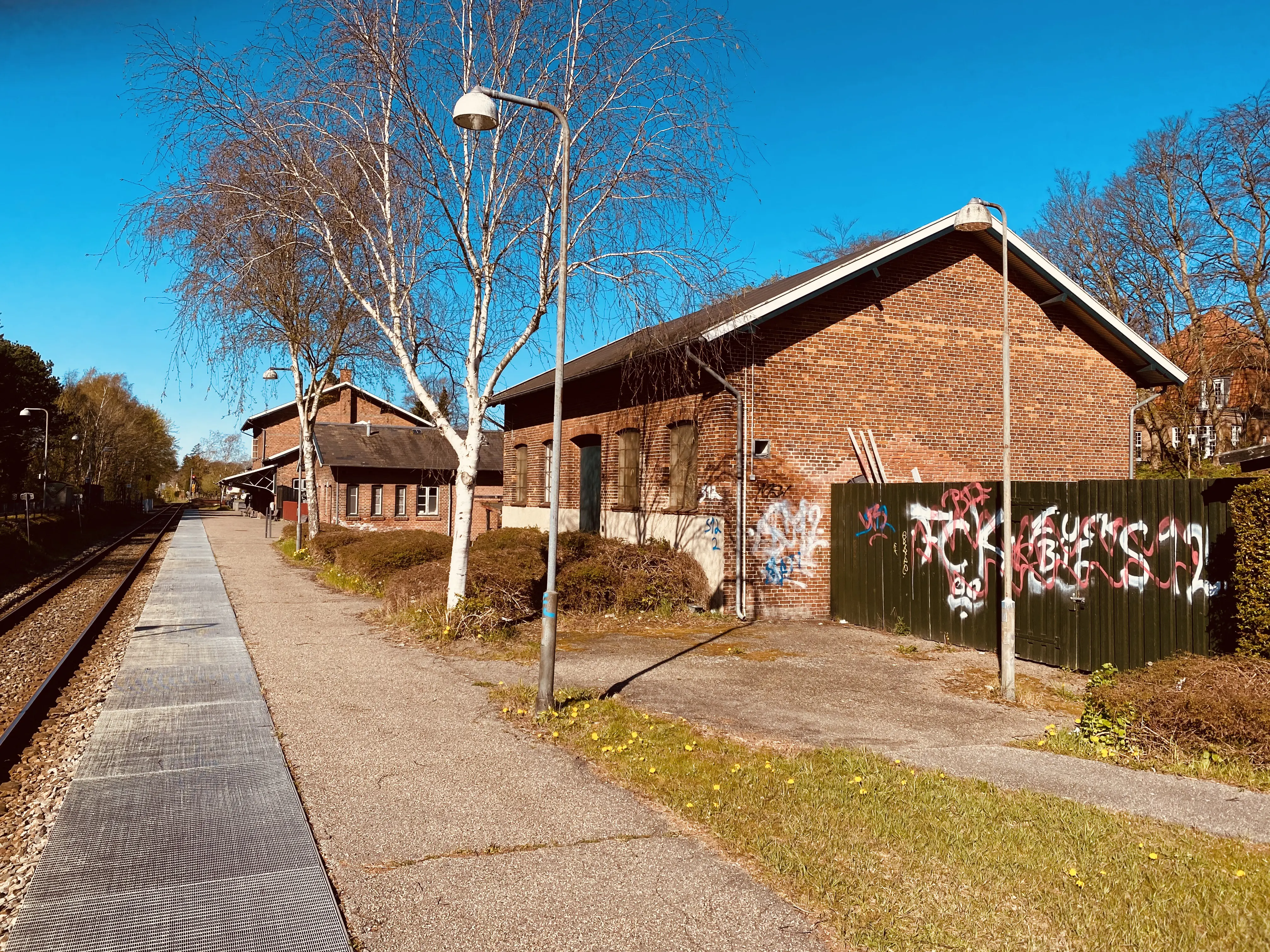 Billede af Fredensborg Stations pakhus.