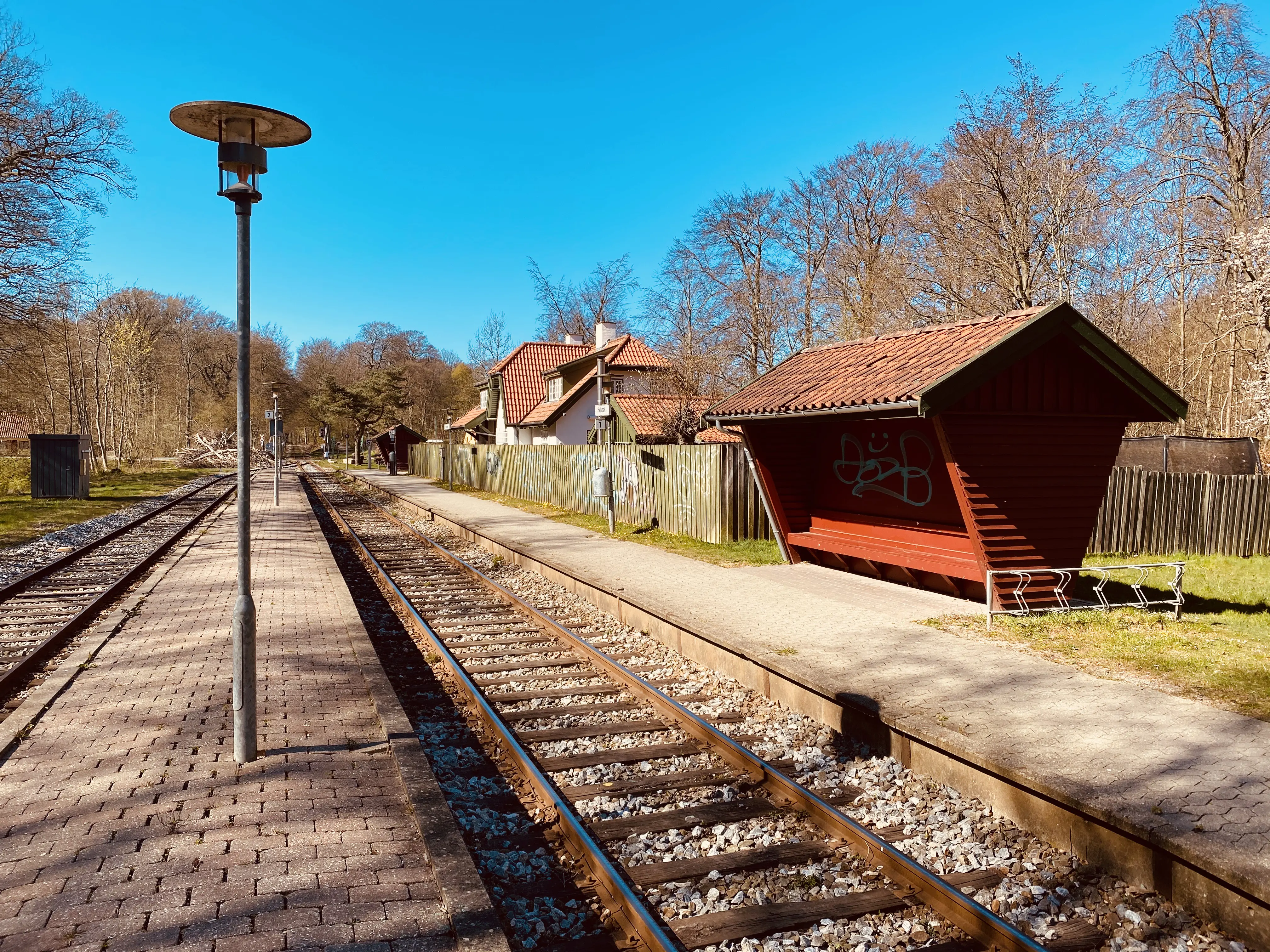 Billede af Hellebæk Station.