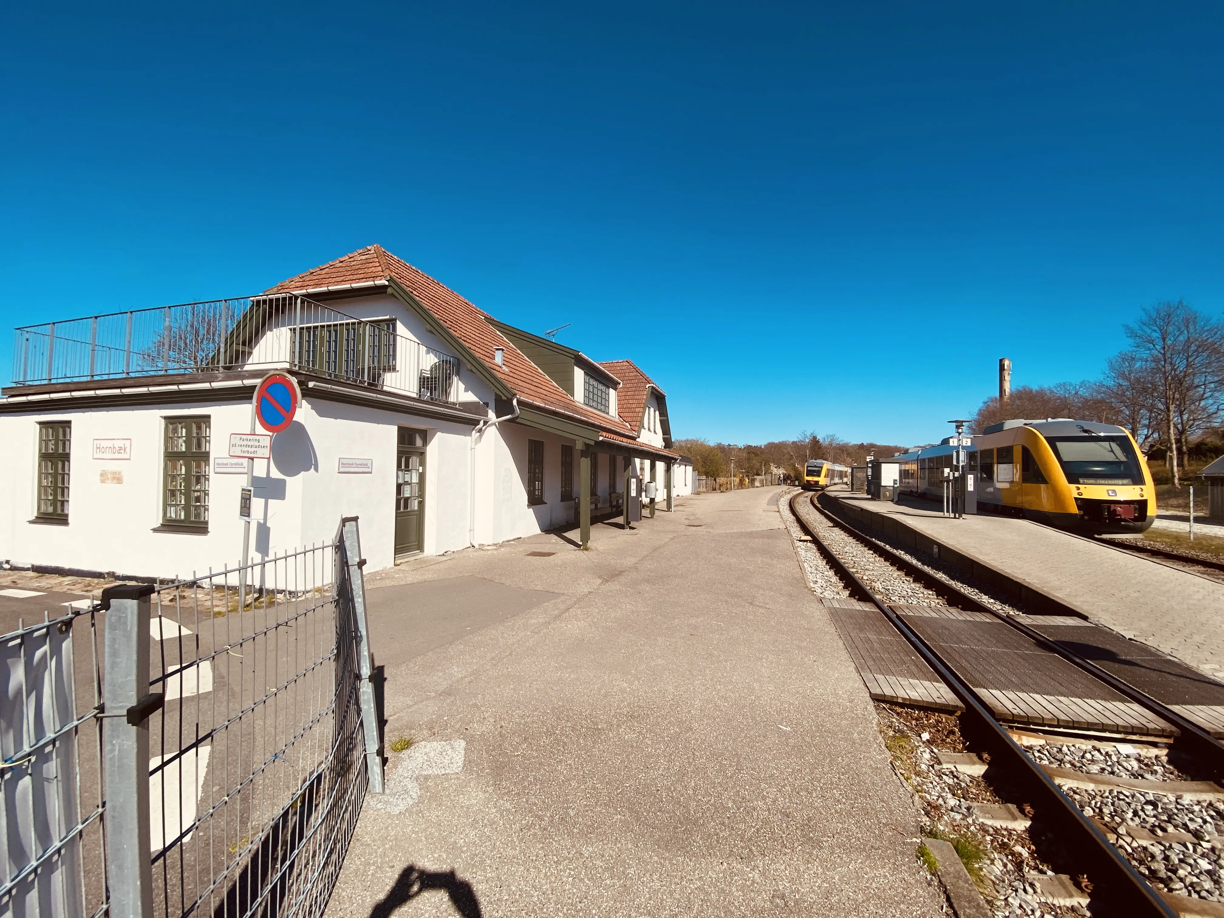Billede af Hornbæk Station.