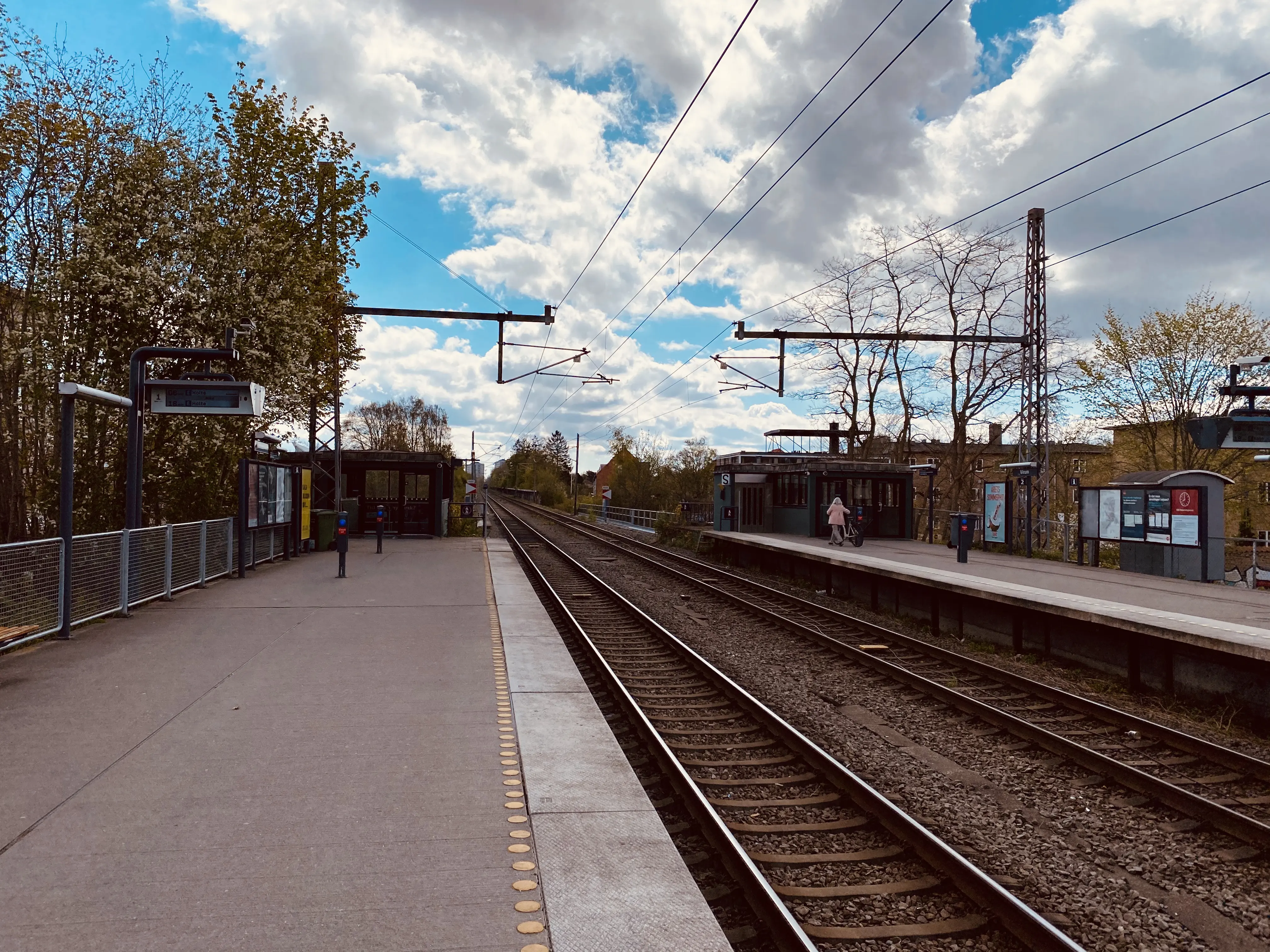 Billede af Virum S-togsstation.