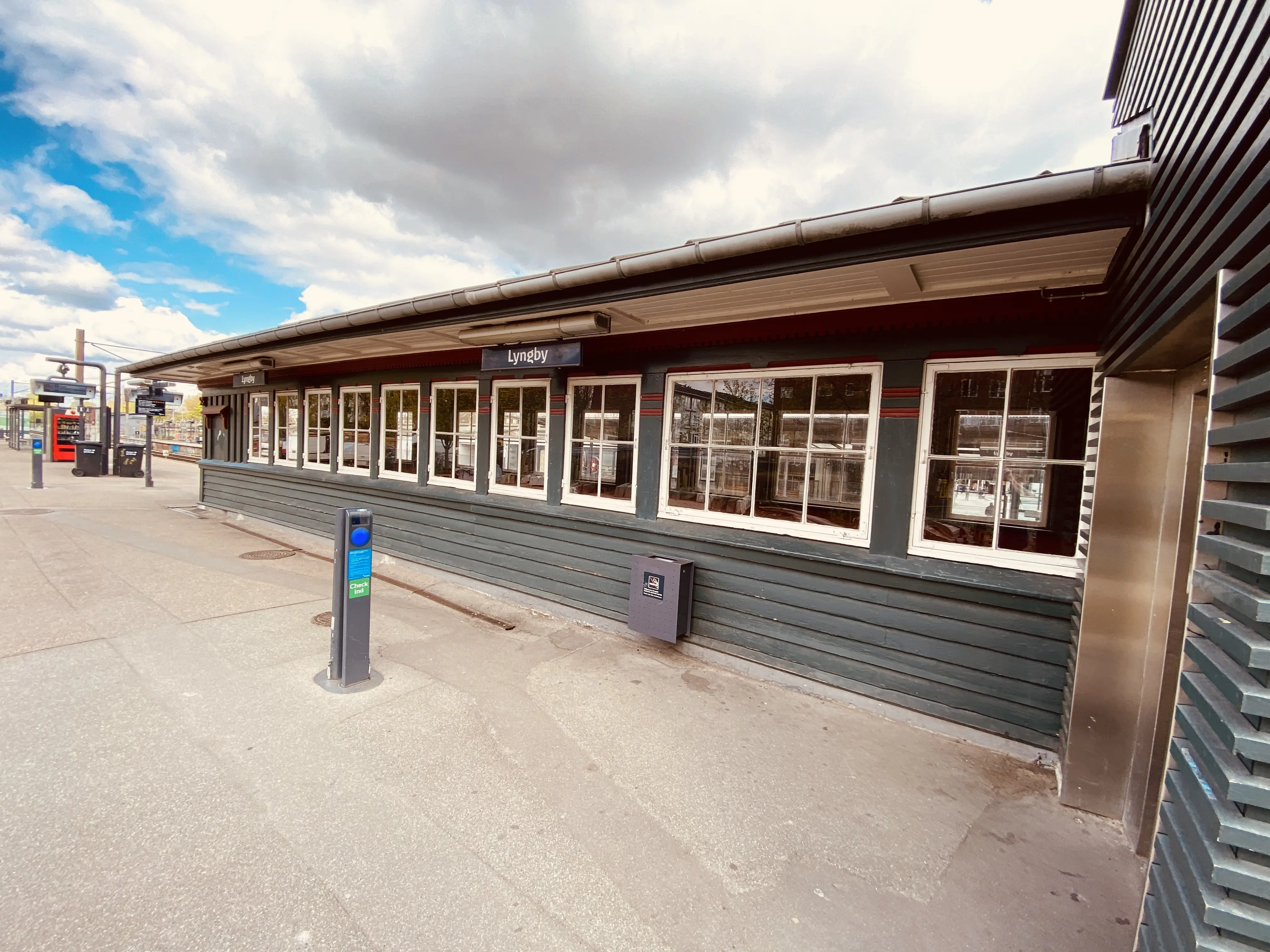 Billede af Lyngby Station.