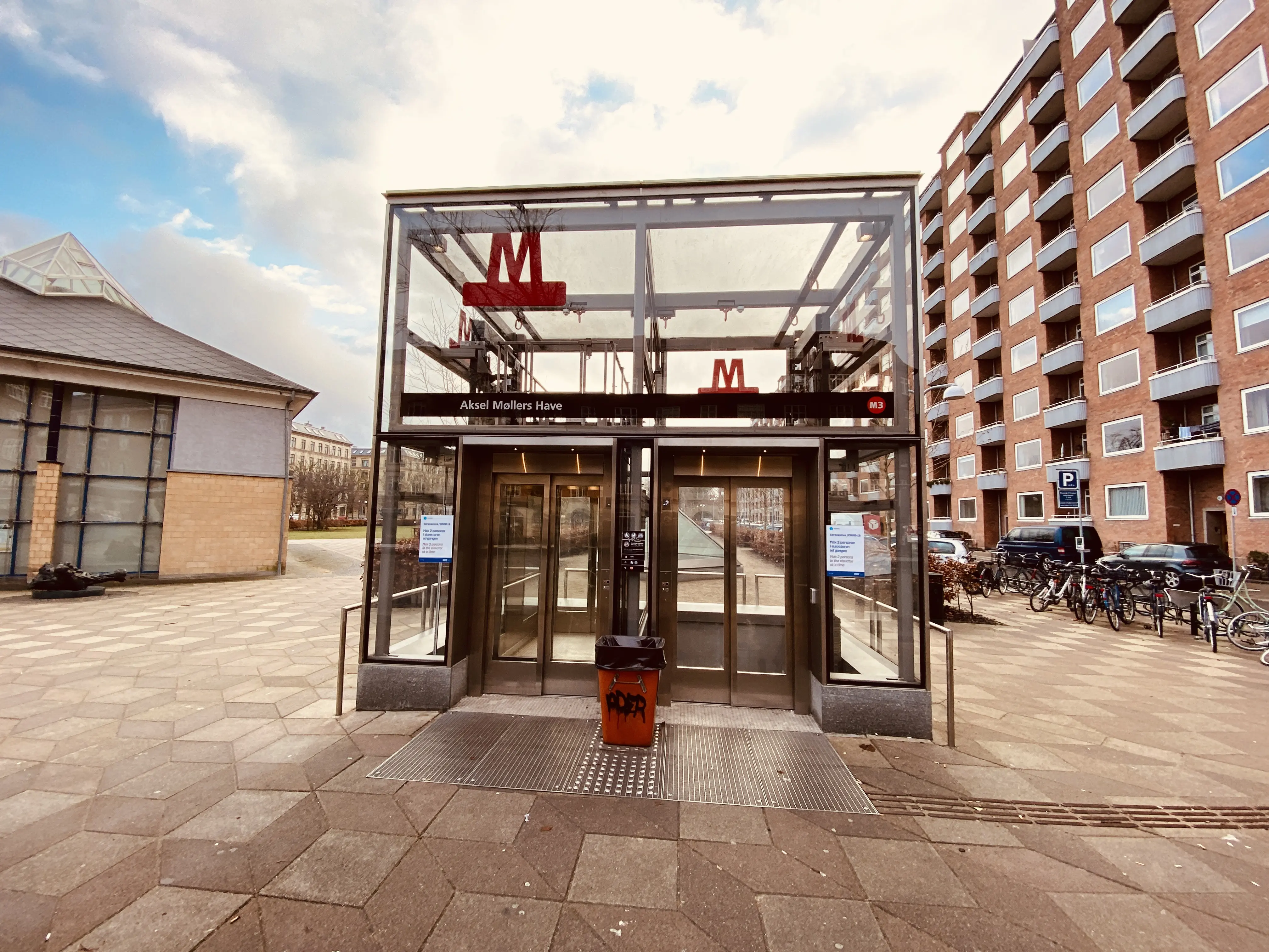 Billede af Aksel Møllers Have Metrostation.