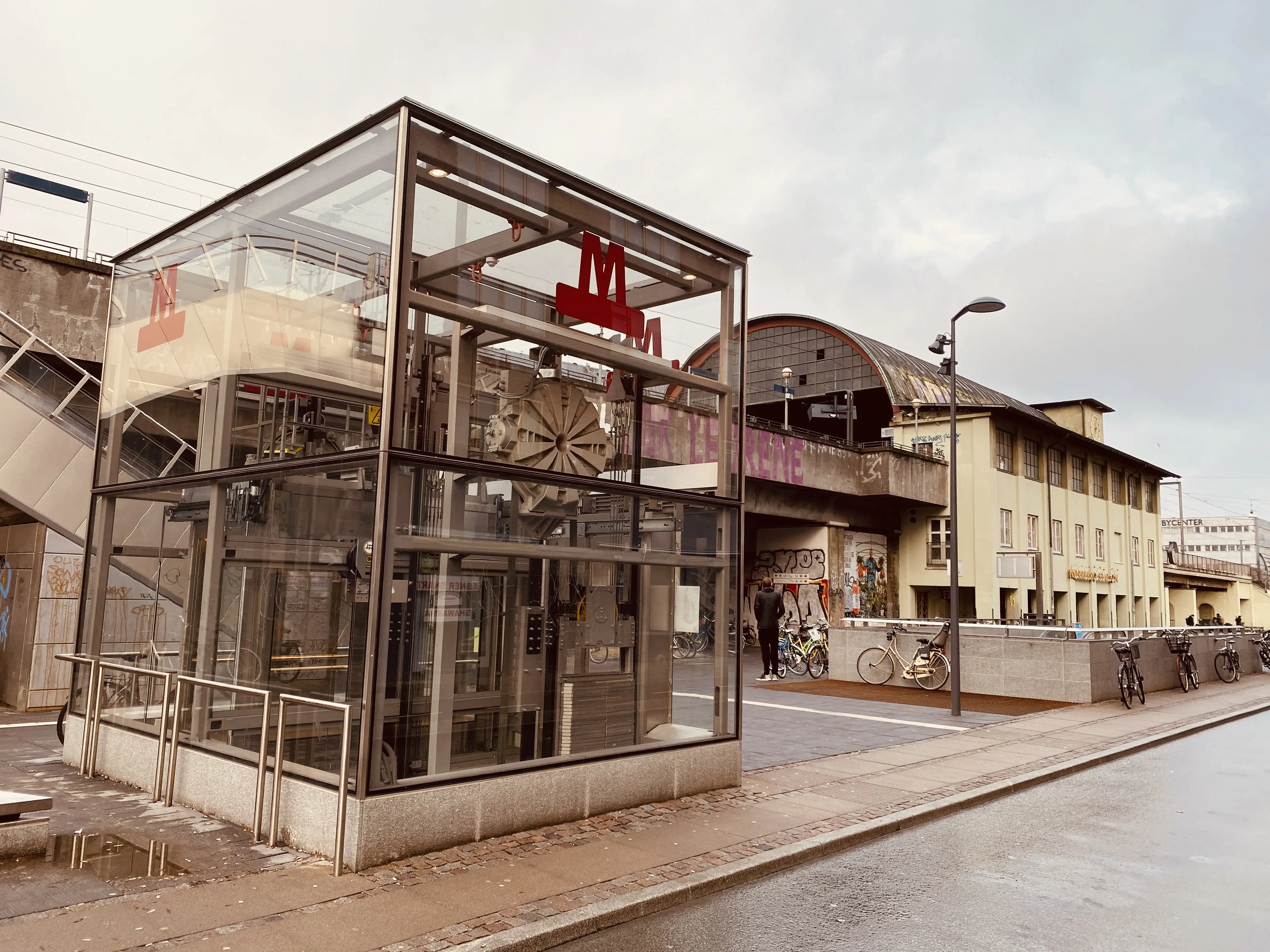 Billede af Nørrebro S-togsstation.