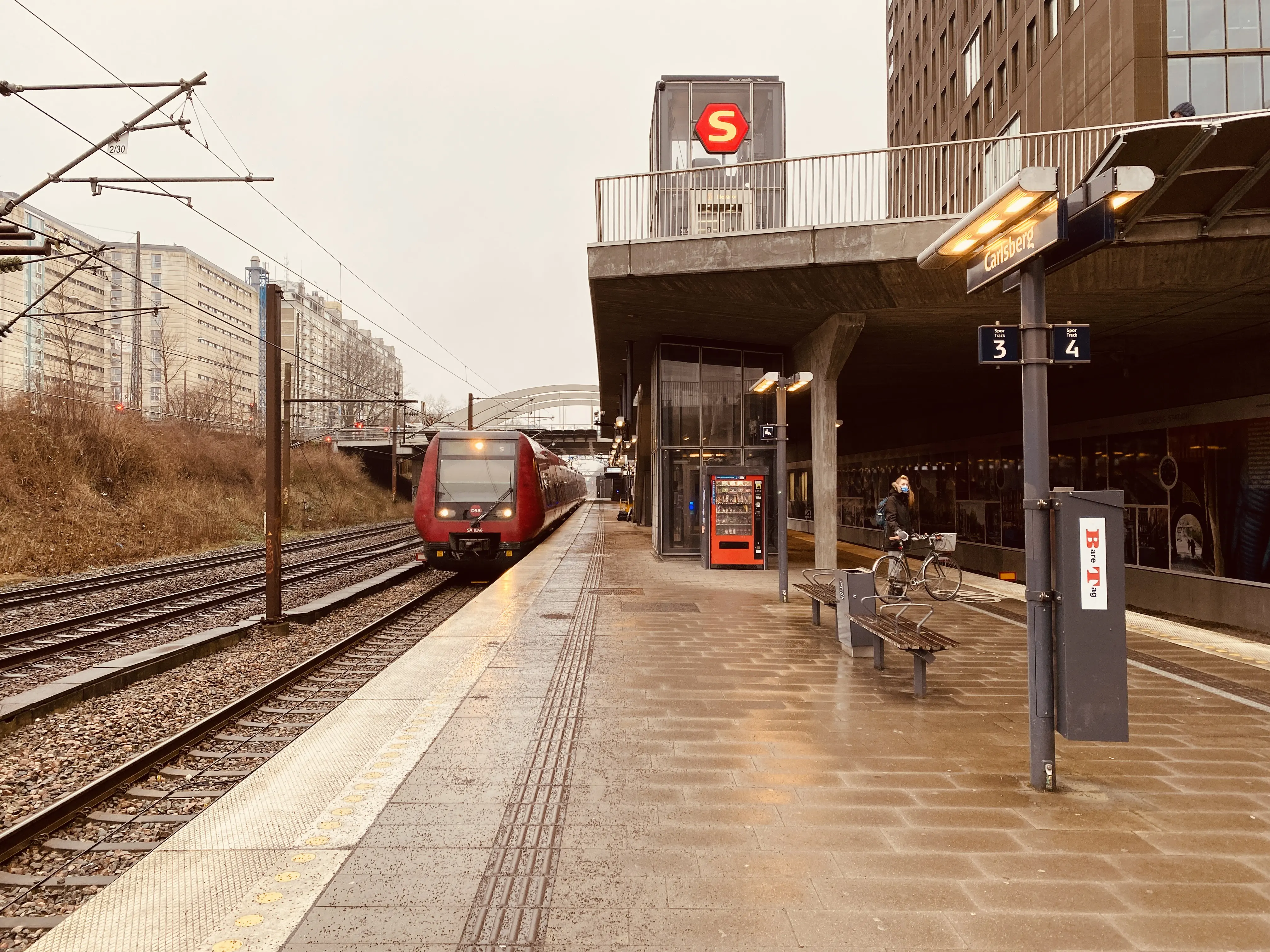 Billede af Carlsberg S-togstrinbræt.