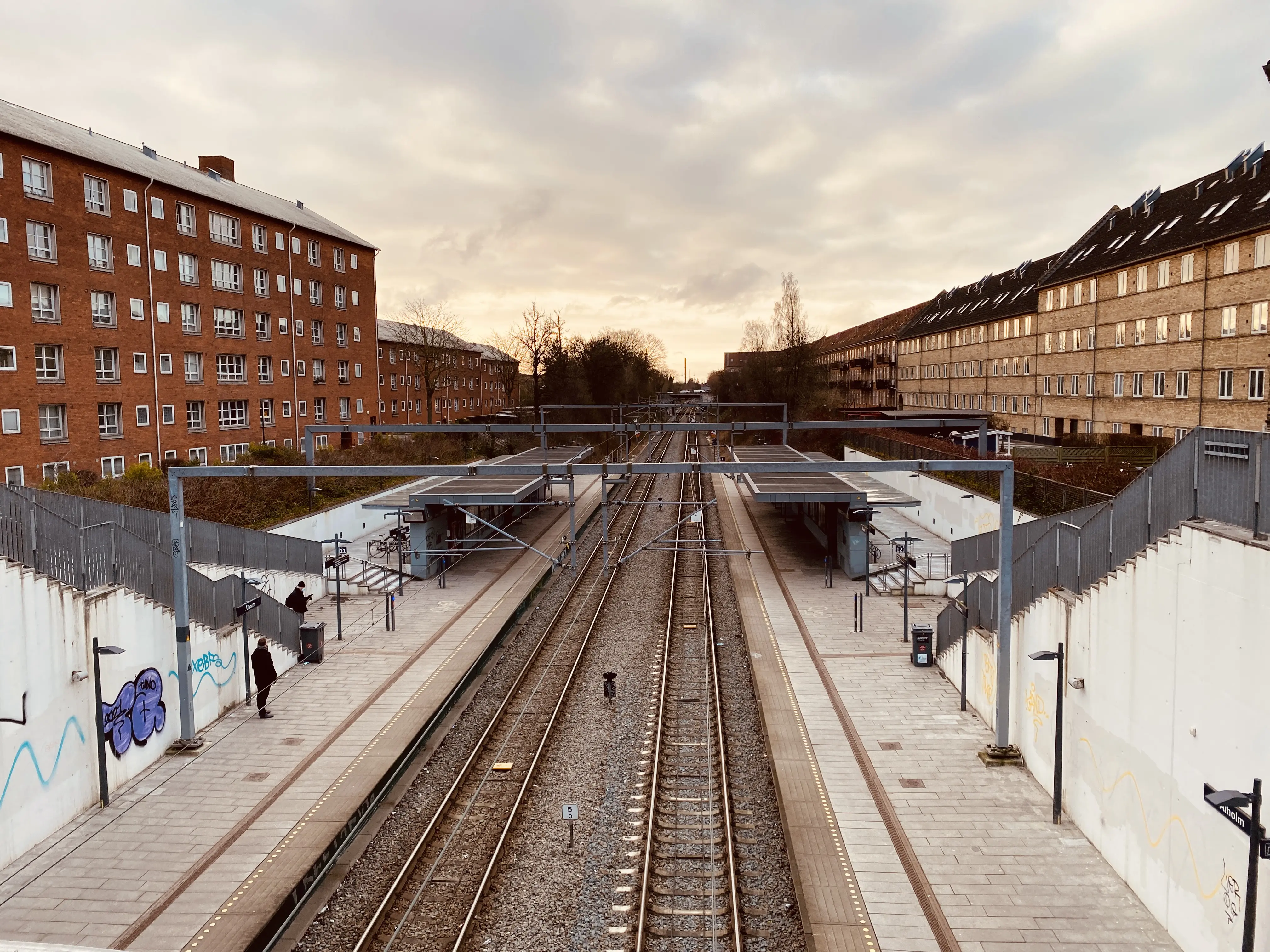 Billede af Ålholm S-togstrinbræt.