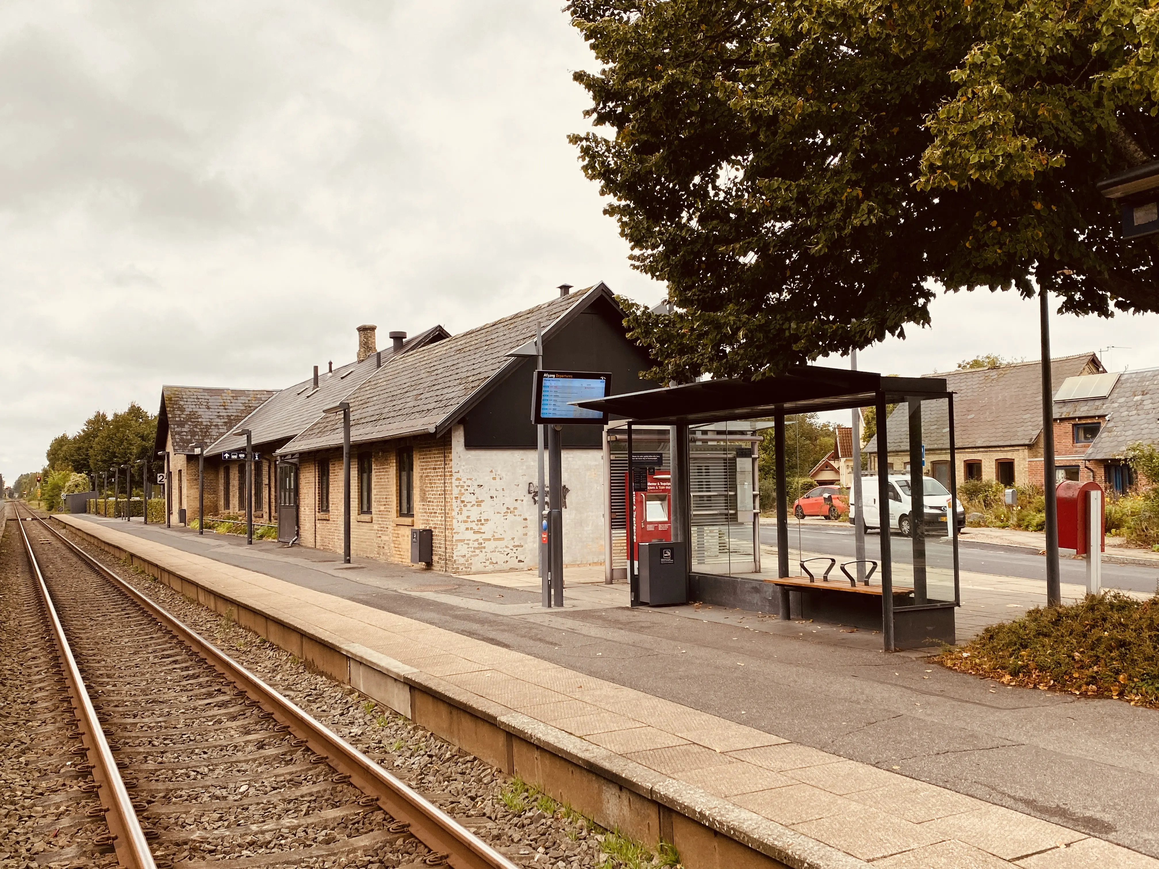 Billede af Årslev Station.
