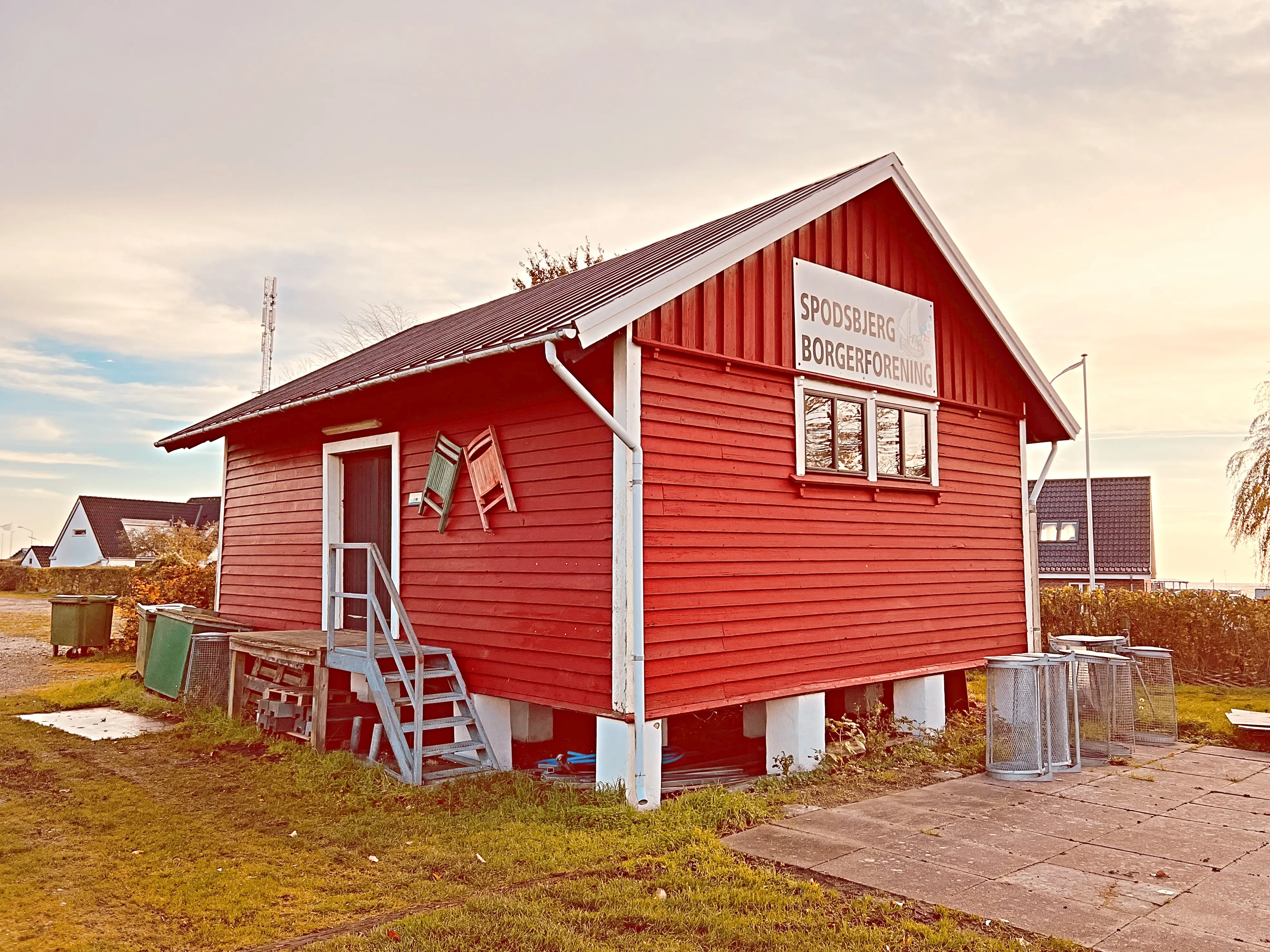 Billede af Spodsbjerg Stations varehus.