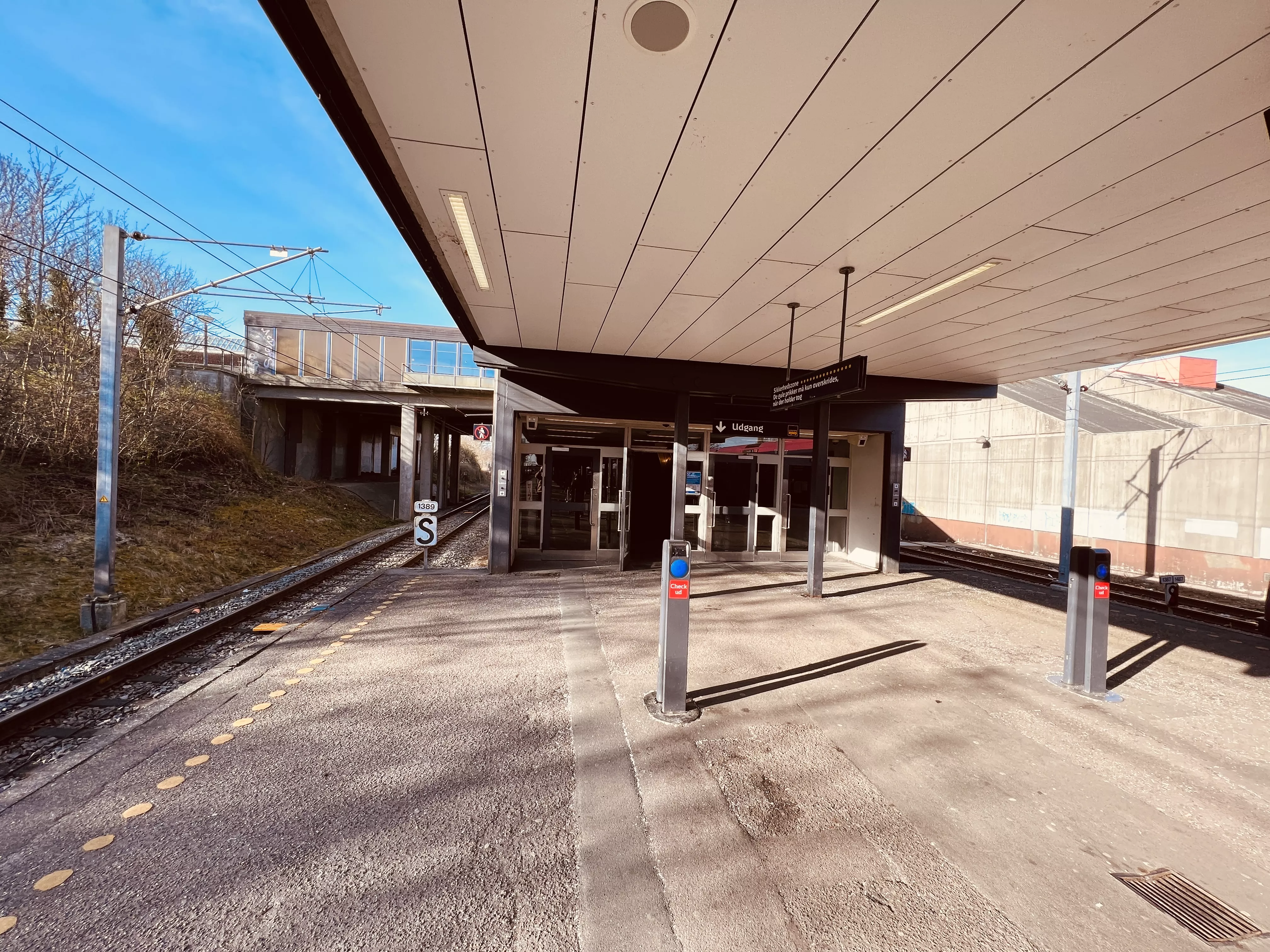 Billede af Hundige S-togsstation.