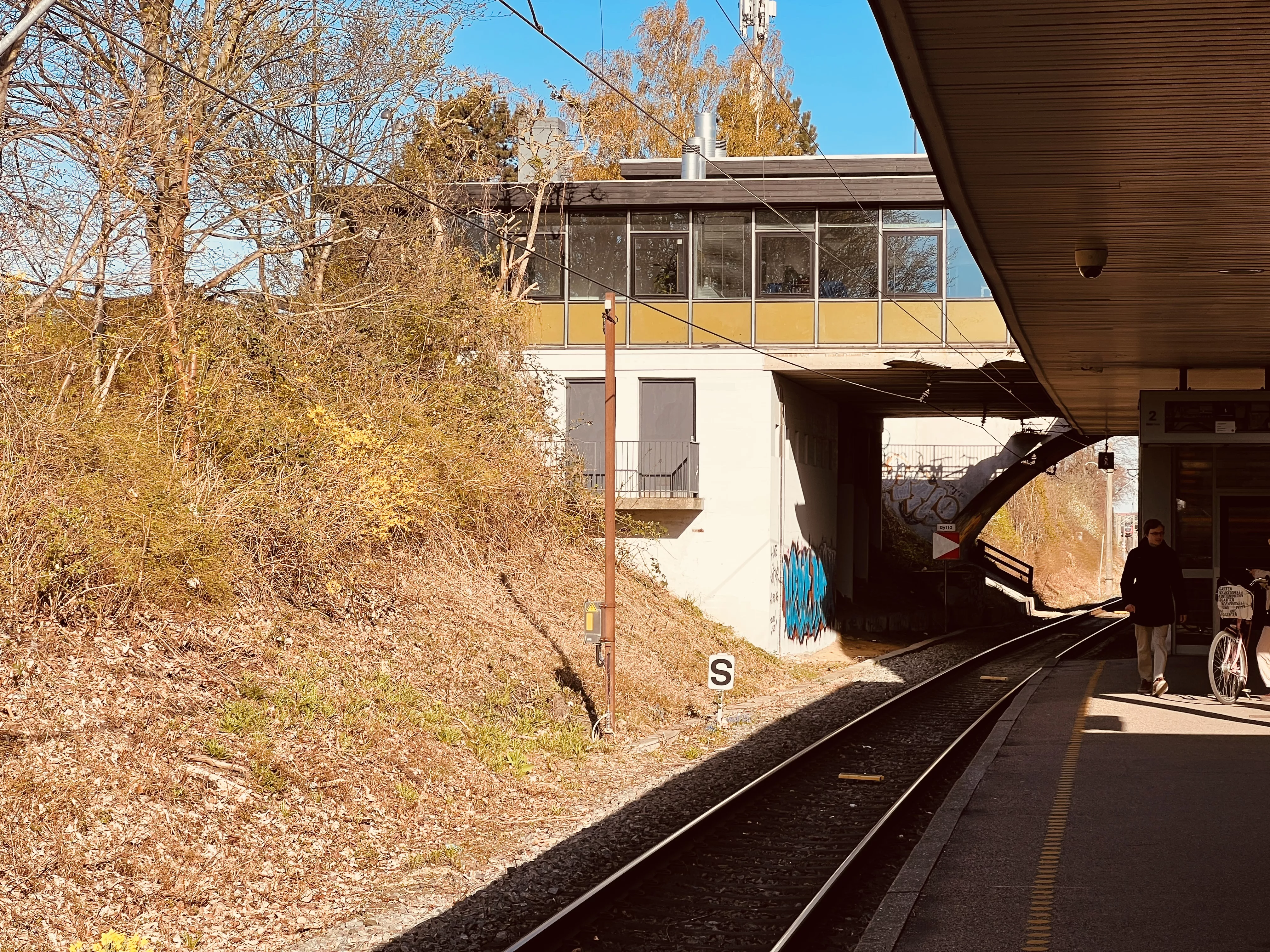 Billede af Vangede S-togstrinbræt.