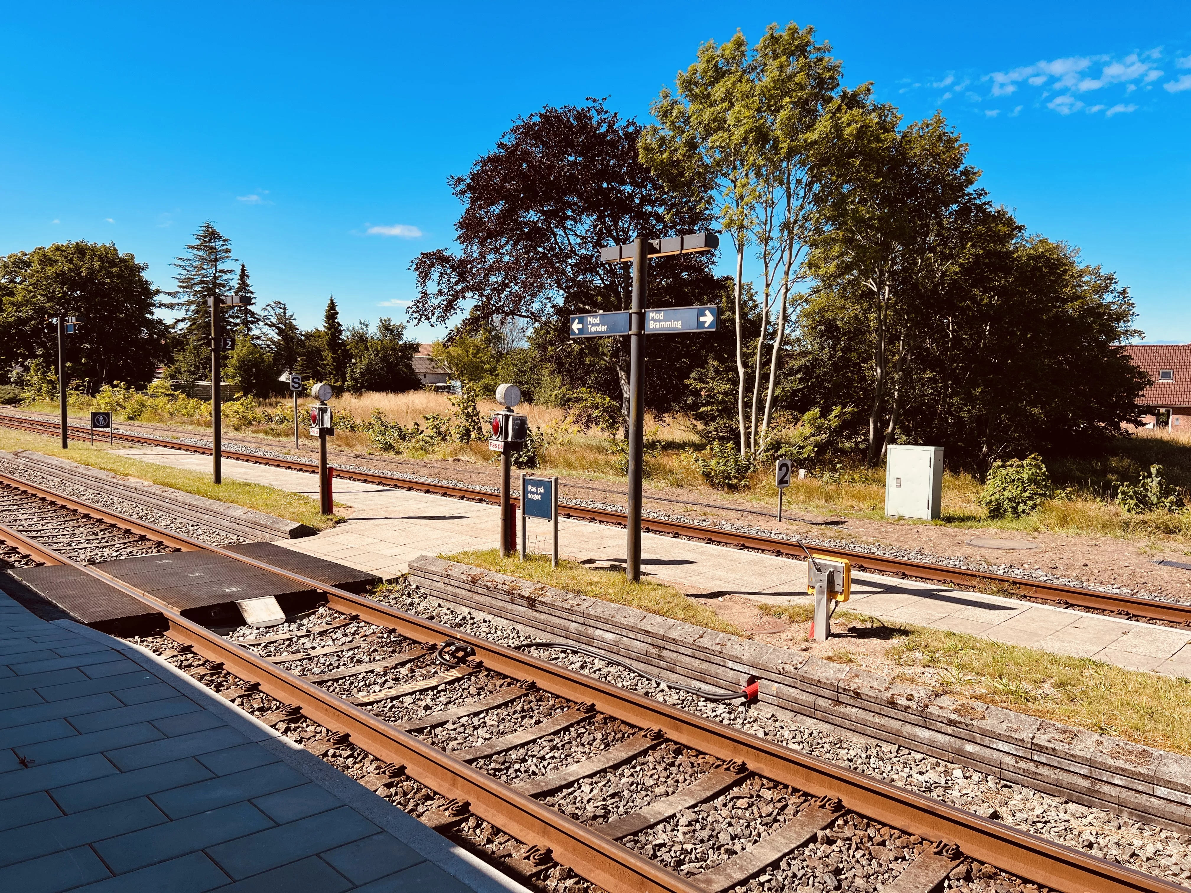Billede af Gredstedbro Station.